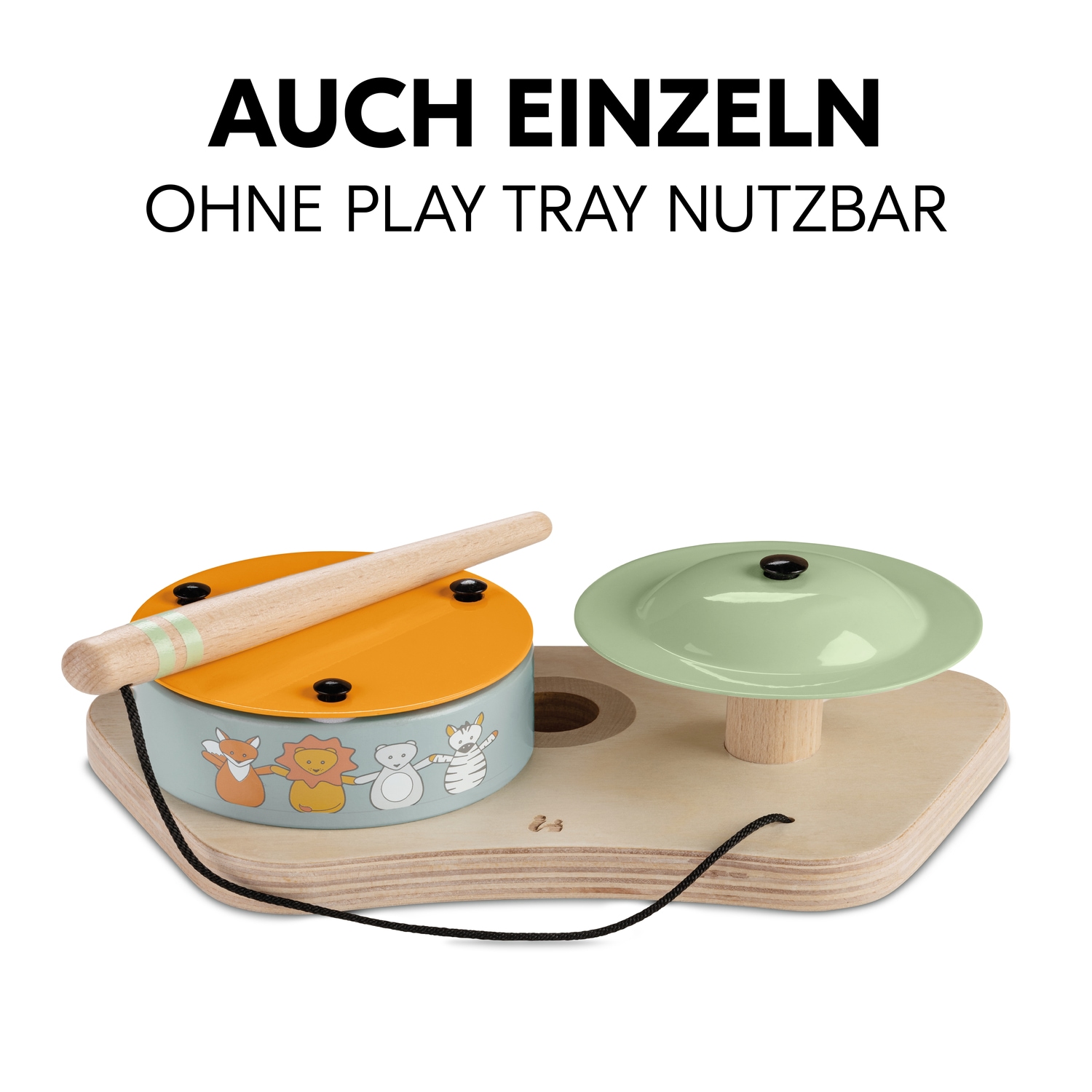 Hauck Spielzeug-Musikinstrument »Play Drums S, hauck Animals«, für Hauck Play Tray; FSC® - schützt Wald - weltweit