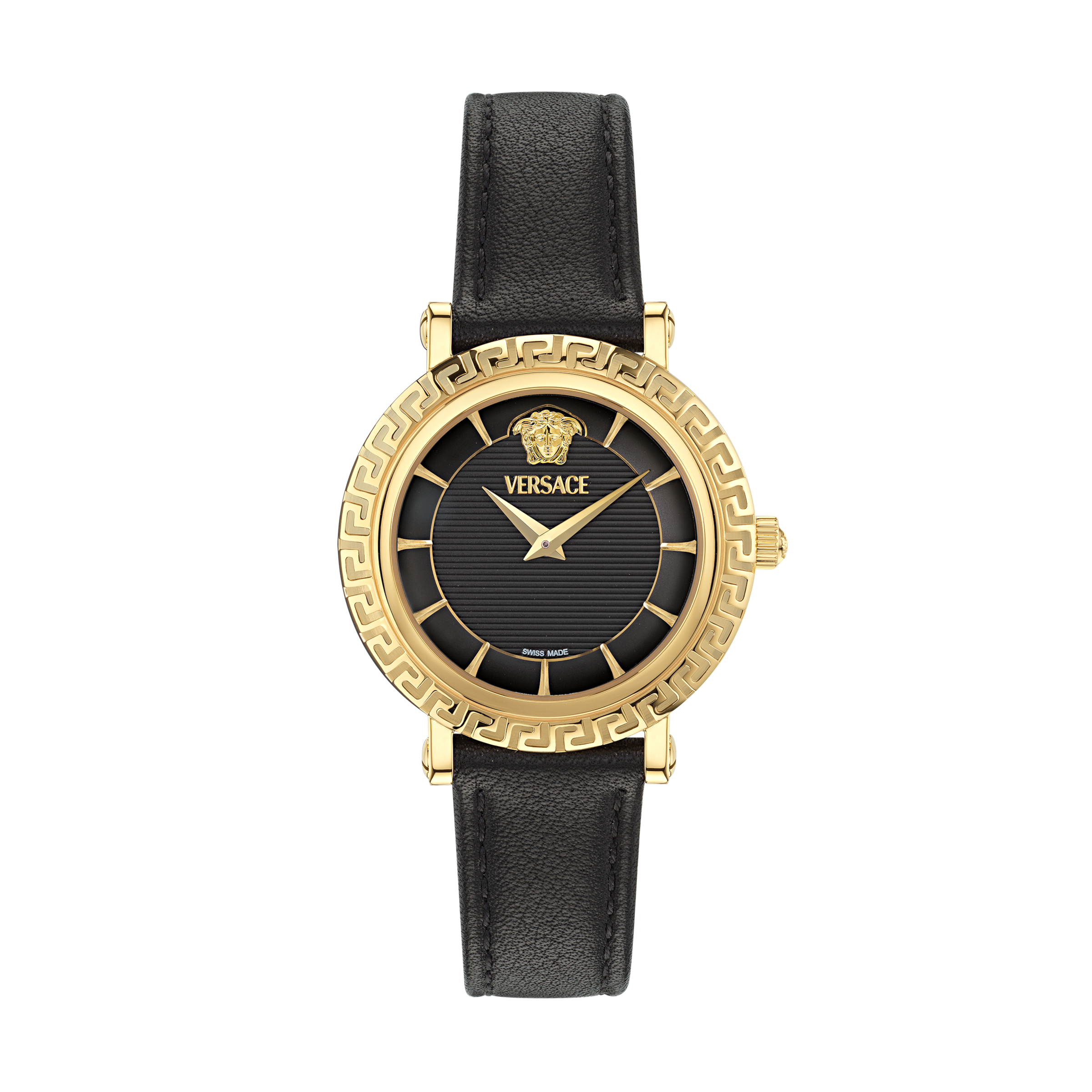 Versace Quarzuhr »GRECA SPHERE NOVA« Armbanduhr, Damenuhr, Swiss Made, analog