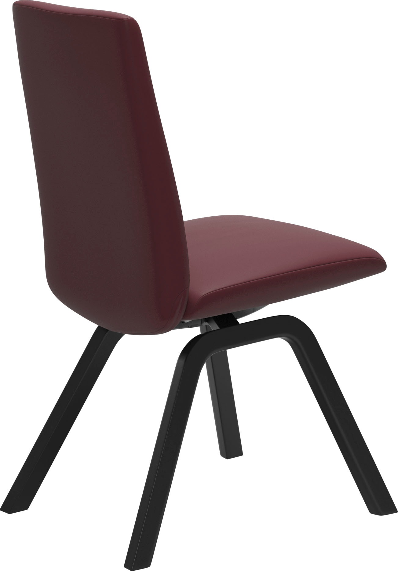 Stressless® Polsterstuhl »Laurel«, Leder BATICK, Low Back, Größe M, mit schräggestellten Beinen in Schwarz