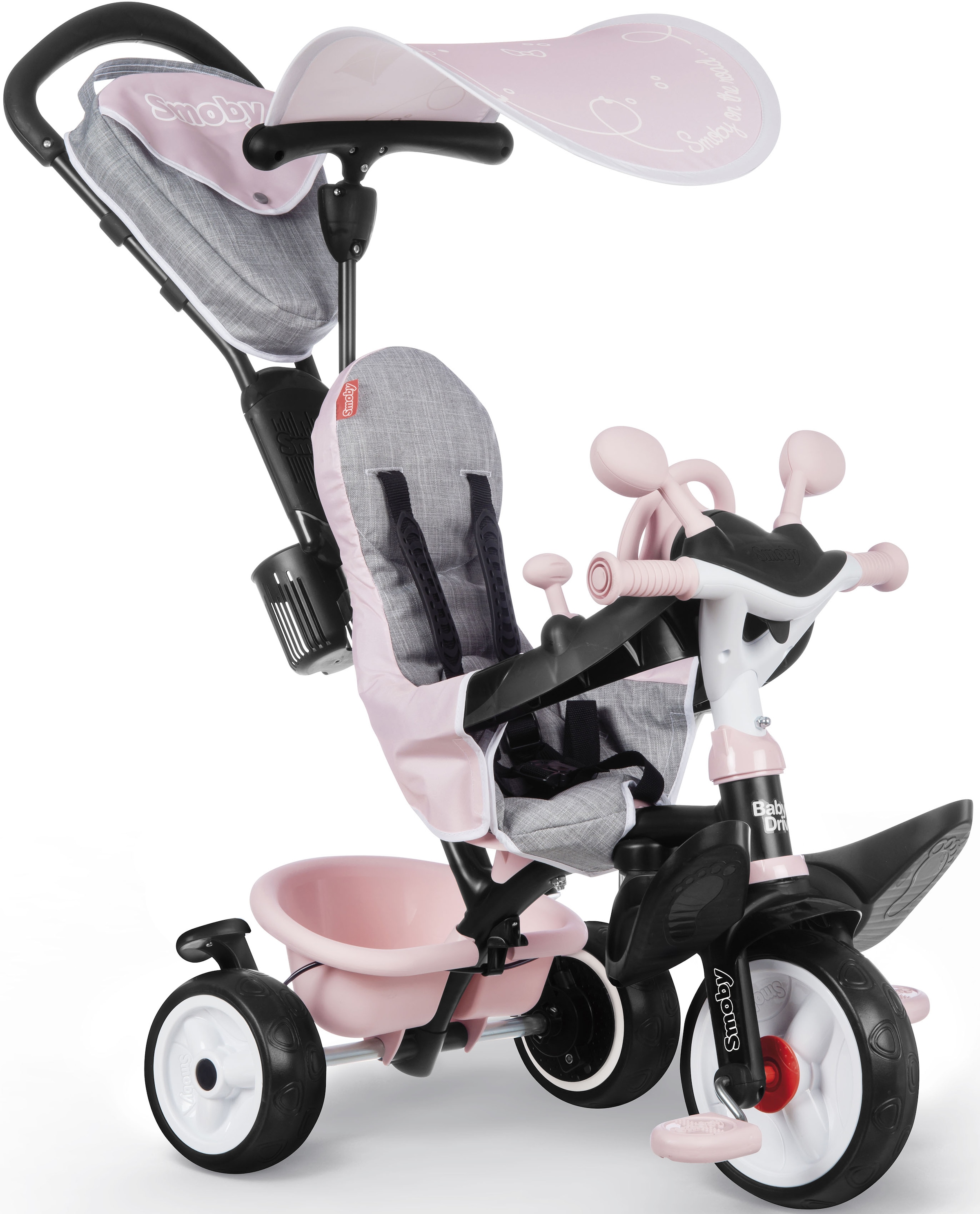 Smoby Dreirad »Baby Driver Europe Made Plus, kaufen online rosa«, in