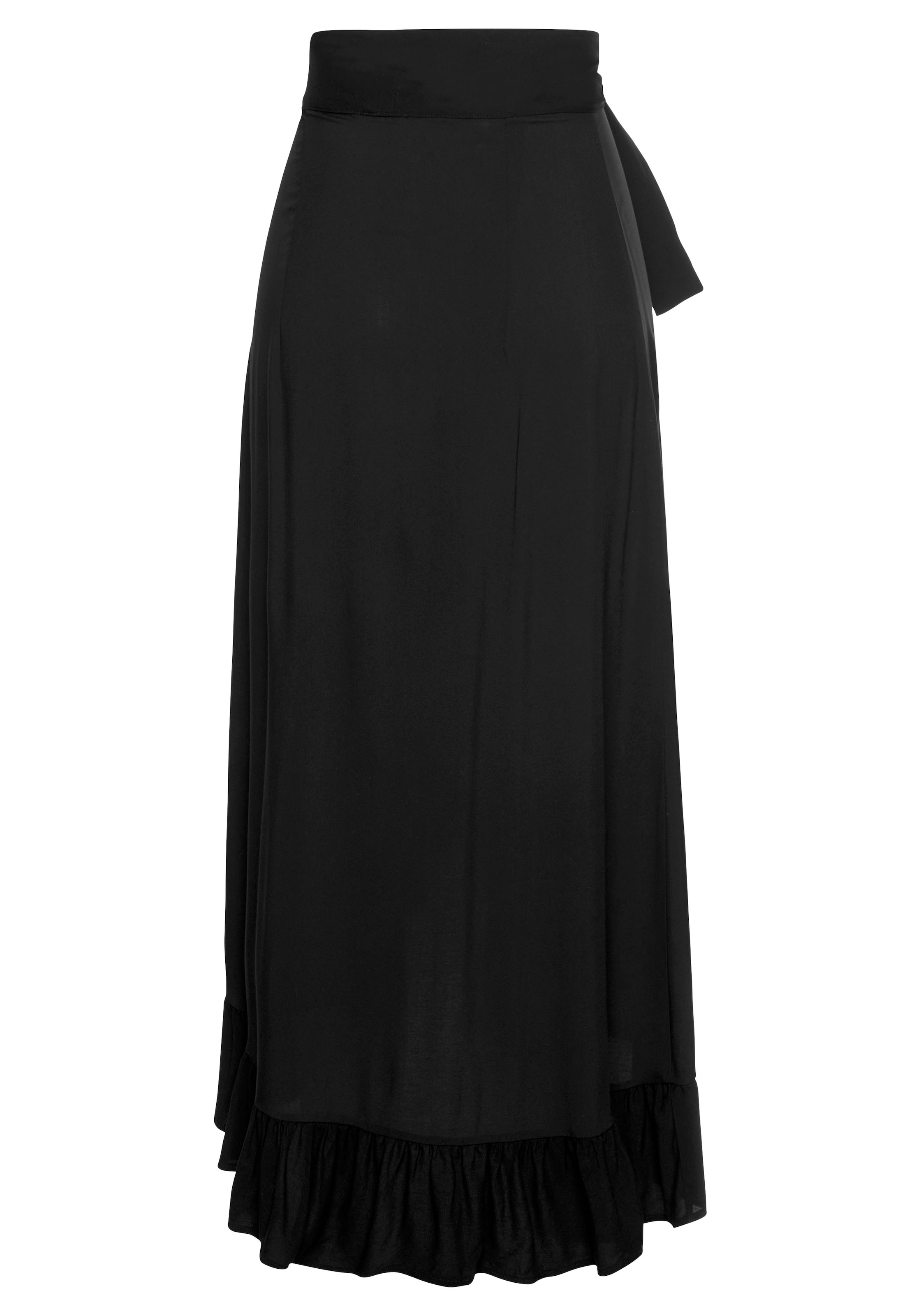 LASCANA Wickelrock aus gewebter Viskose