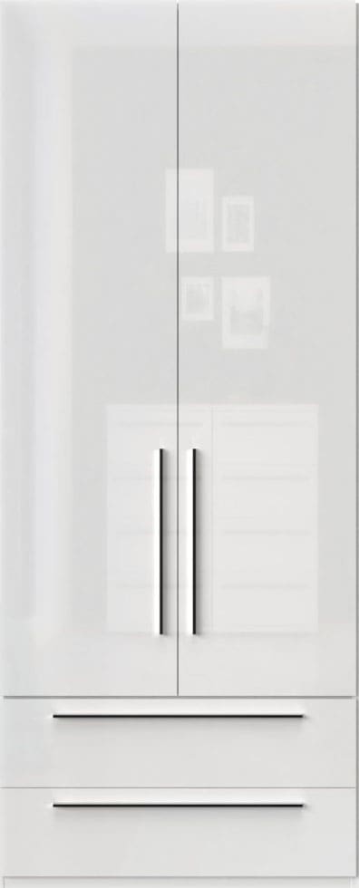 Places of Style Kleiderschrank »Piano, UV lackiert, hochglänzend in beige o günstig online kaufen