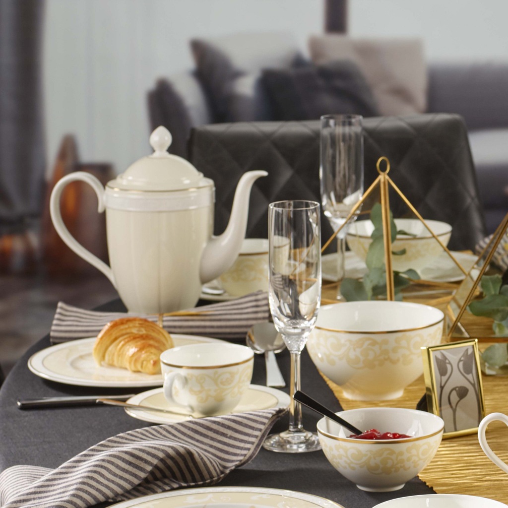 Villeroy & Boch Teekanne »Kaffeekanne Ivoire 1,35 Liter beige« günstig online kaufen