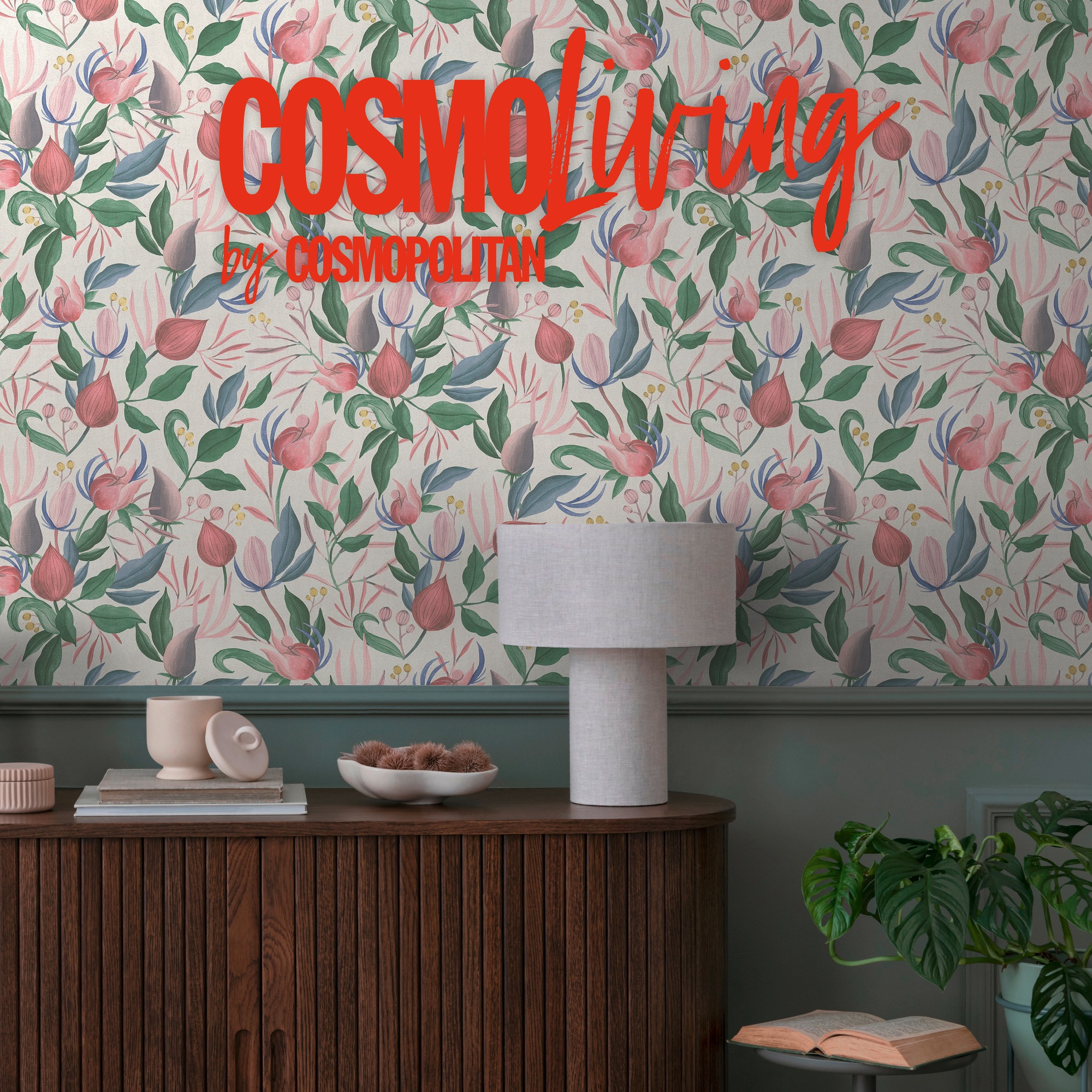 CosmoLiving by Cosmopolitan Vliestapete »Still Bloom – Florale Vliestapete« matt strukturiert Moderner Blütentraum mit sanfter Eleganz