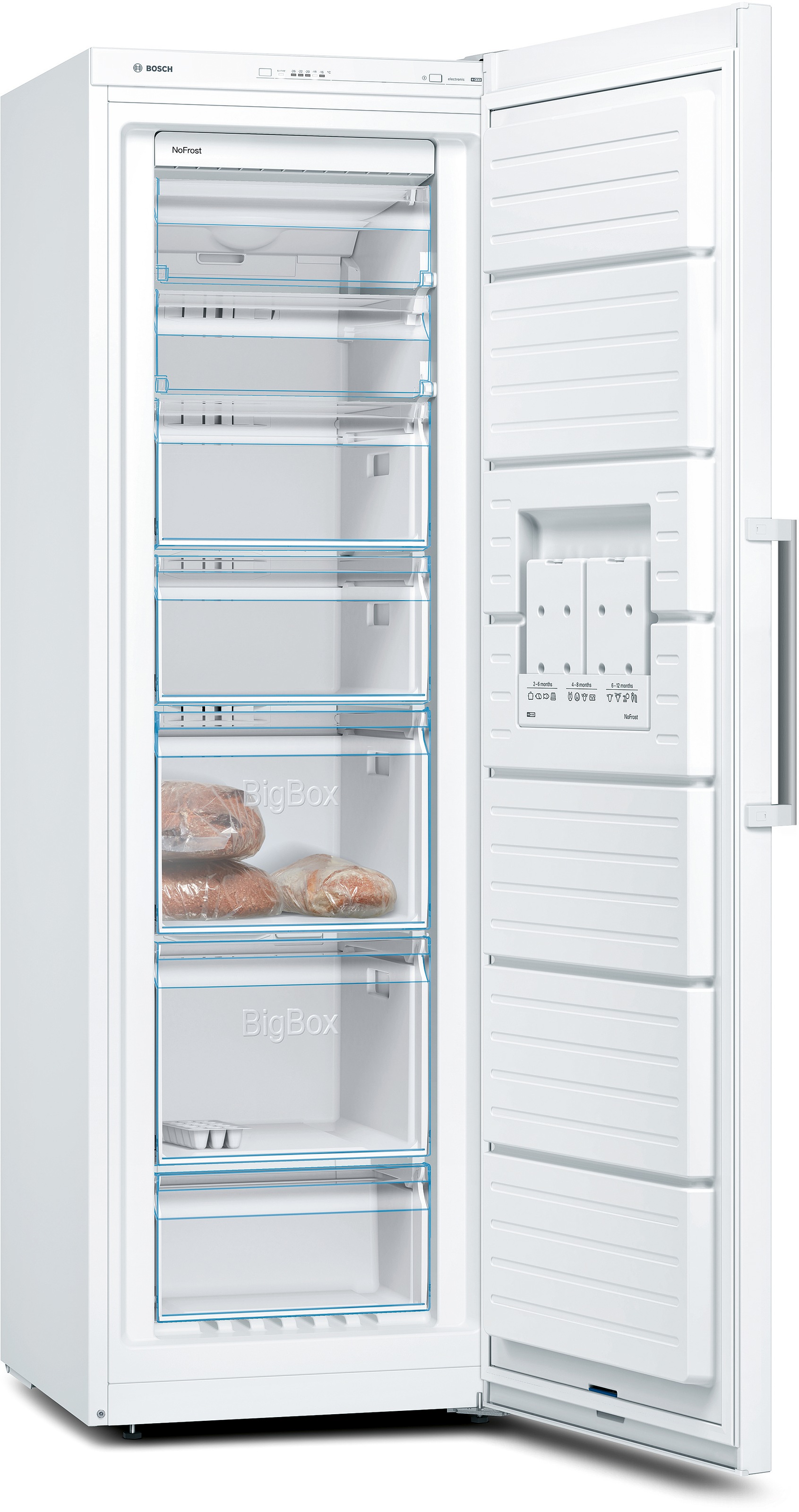 BOSCH Gefrierschrank Serie 4 »GSN36CWEV« 186 cm hoch 60 cm breit günstig online kaufen