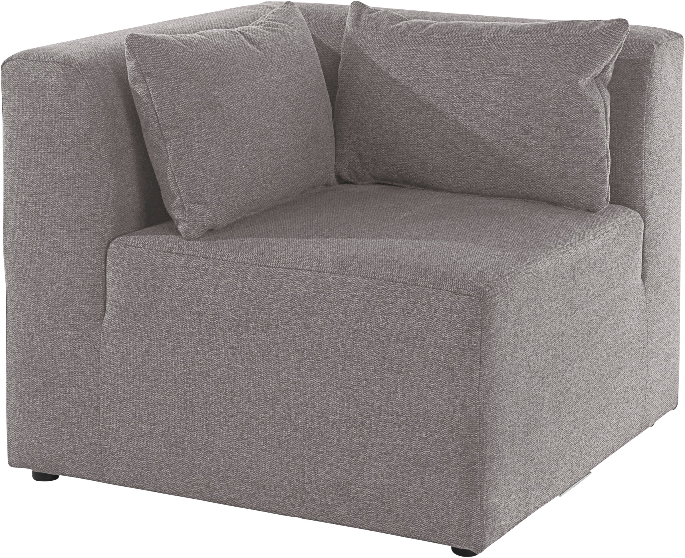 Leonique Sofa-Eckelement »Alexane«, Armlehne wählbar, in vielen Bezugsqualitäten und Farben