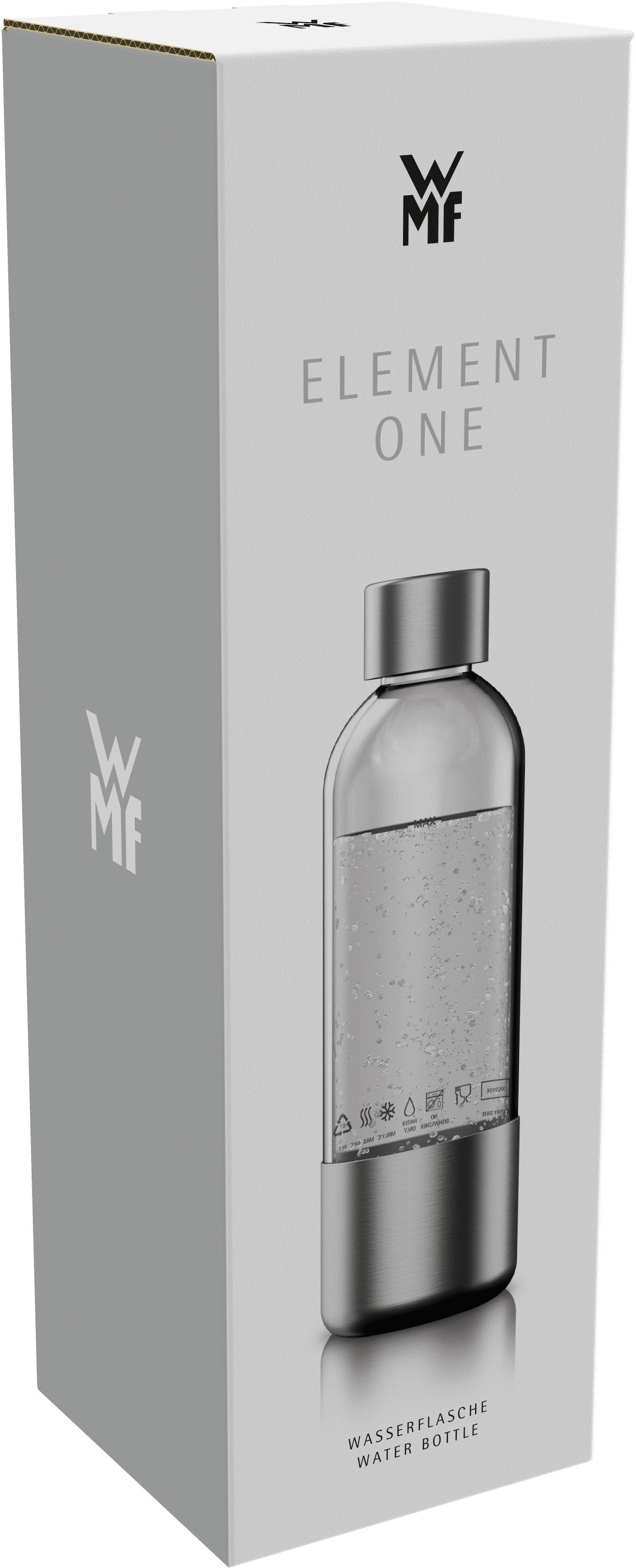 WMF Wassersprudler Flasche »Element One«, (1 tlg.), High-Quality PET, kompatibel mit WMF Element One Wassersprudler