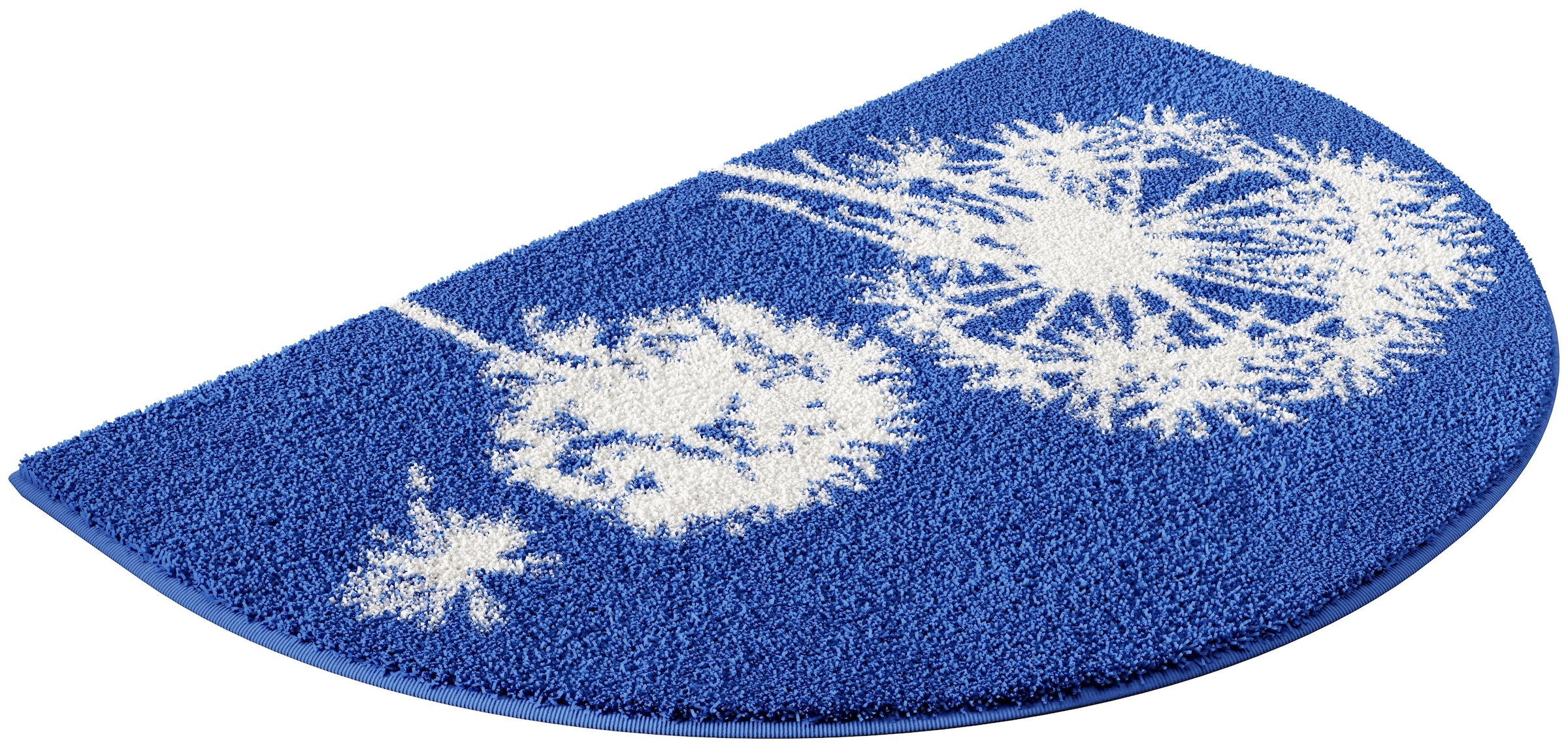 Grund Badematte »Pusteblume, Badvorleger, Badezimmer Teppich, sehr weich«, rutschhemmend beschichtet, schnell trocknend-fußbodenheizungsgeeignet, weiche Haptik, auch als 2-teiliges Set erhältlich, Made in Europe