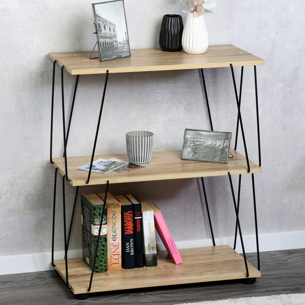 KESPER® Regal »mit 3 Ablageflächen, sonoma Eiche, FSC zertifiziert«, (1 St. günstig online kaufen