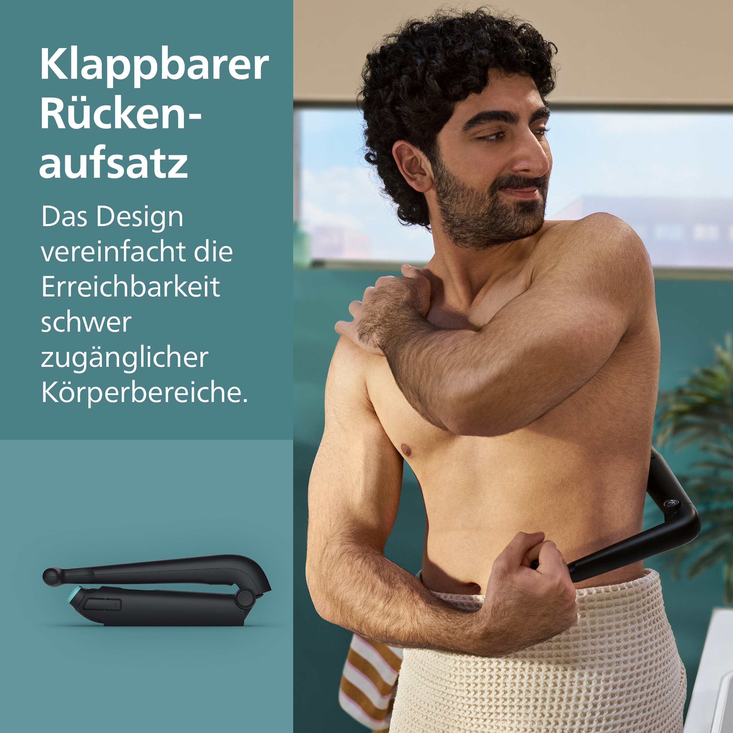 Philips Elektrokörperrasierer »Serie 5000 BG5475/15« 4 Stk. Aufsätze mit Triple Protect-Rasiersystem und bidirektionalen Kämmen