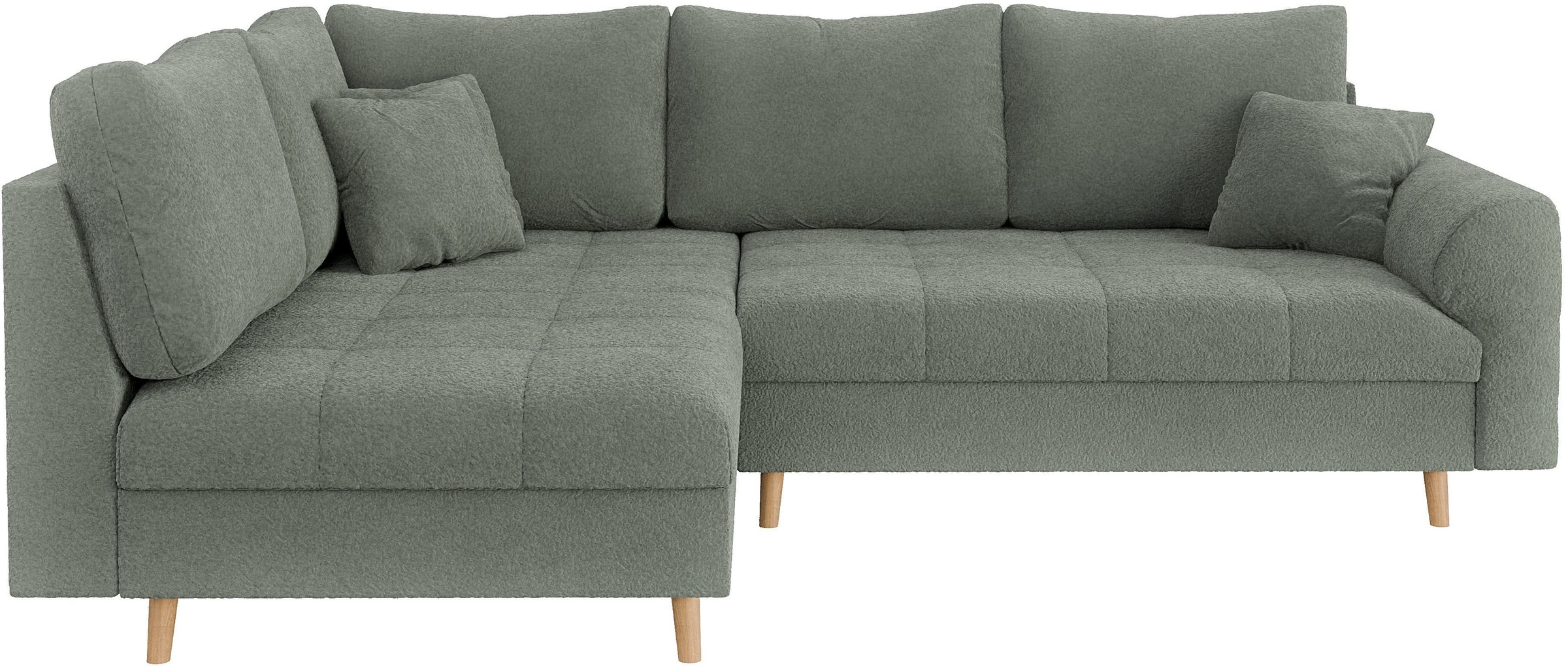 Home affaire Ecksofa »CHARRE L-Form mit Ottomane, Maße B/T/H: 231/161/81 cm günstig online kaufen