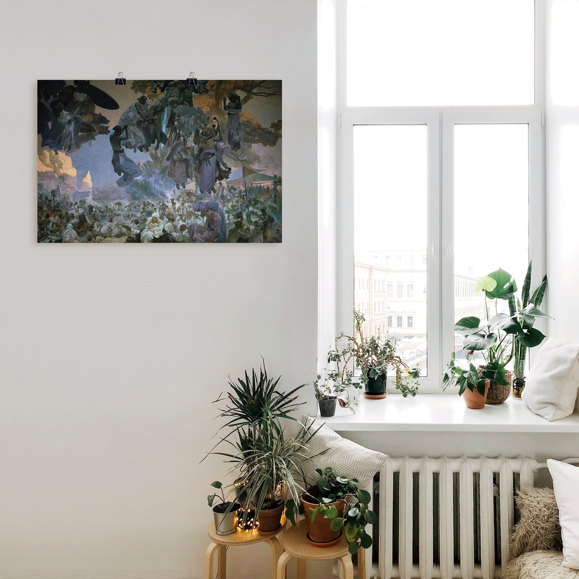 Artland Wandbild »Das slawische Epos: Fest Swantewit«, historische Ereignisse, (1 St.), als Alubild, Leinwandbild, Wandaufkleber oder Poster in versch. Größen