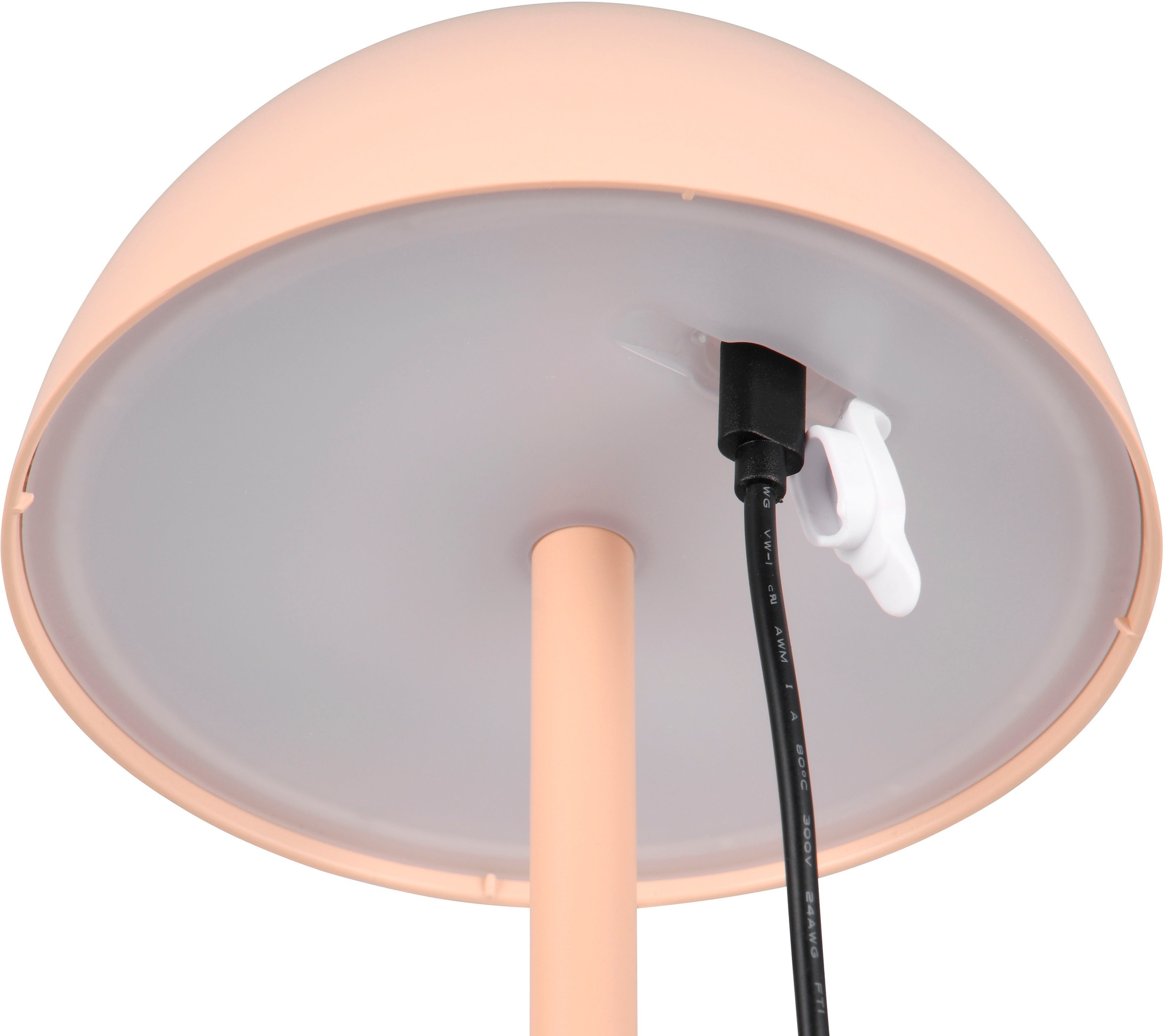 my home LED Außen-Tischleuchte »Abbey Tischleuchte (Stück)«, 1 flammig, Leuchtmittel LED-Board | LED fest integriert, Outdoor Akku Tischlampe Pilzdesign, USB-C, 4-fach Touch Dimmer, IP54