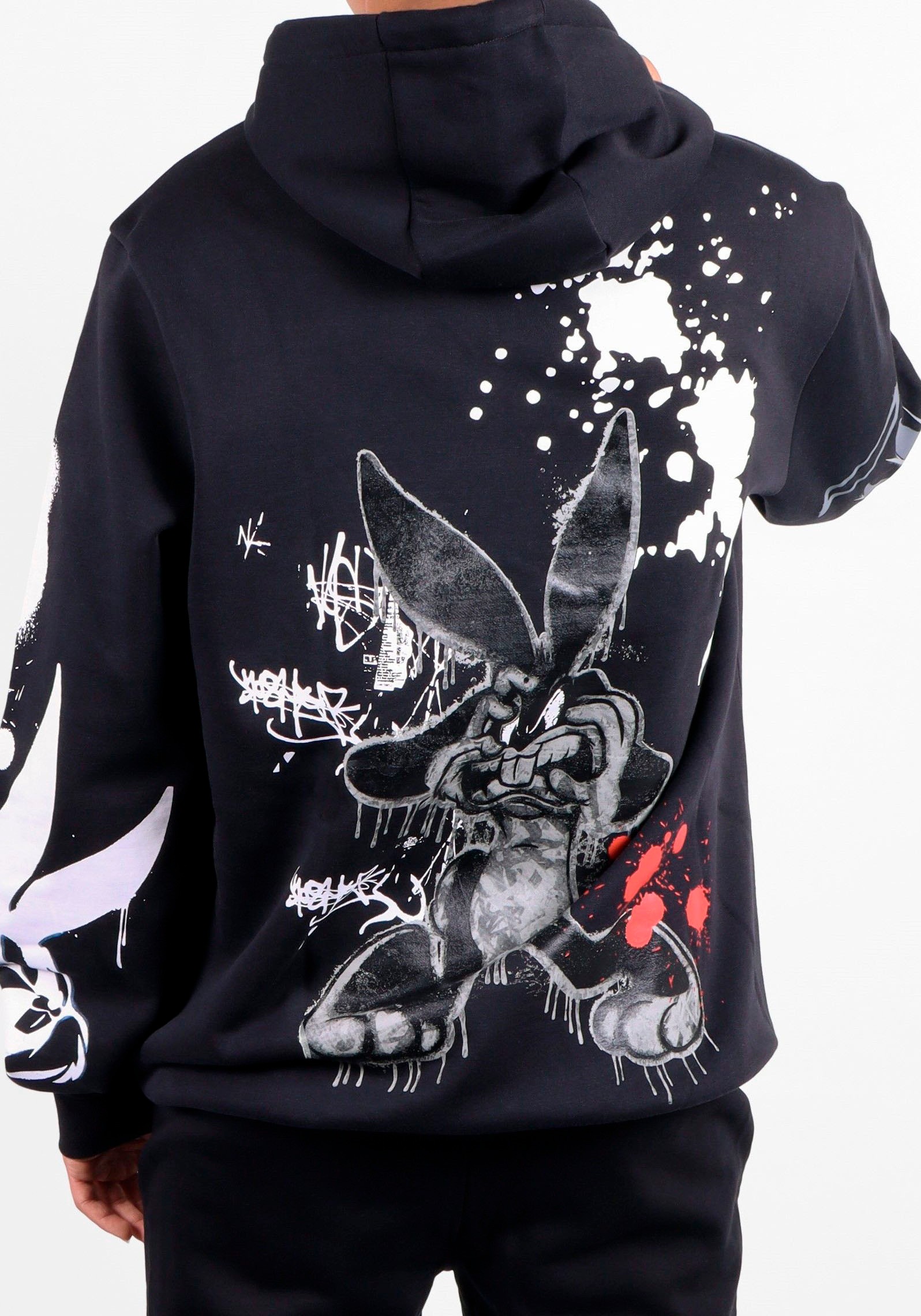 Capelli New York Hoodie, mit ausgefallenem Bugs Bunny Grafitti Design