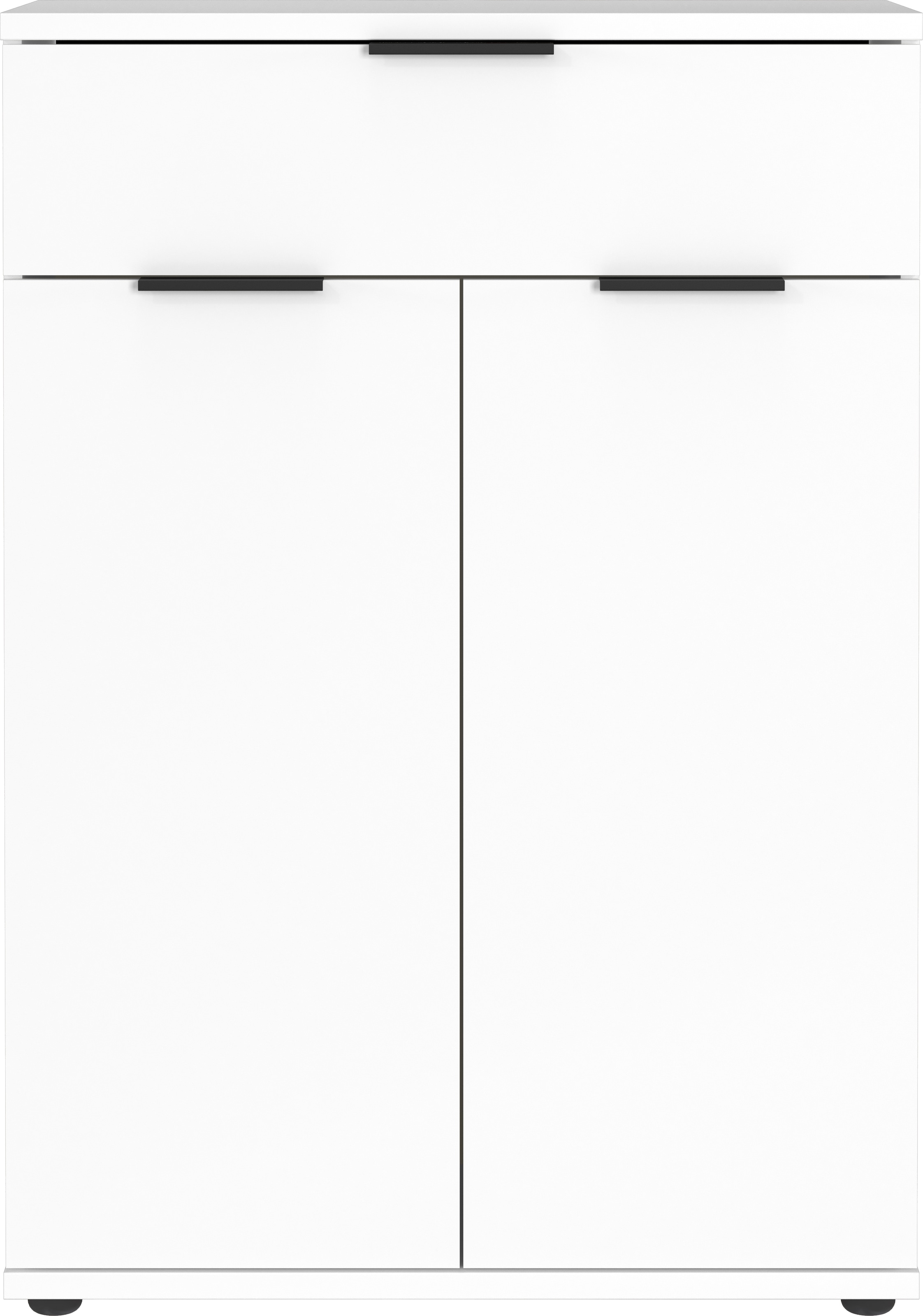 GERMANIA Garderoben-Set »Stanton«, (4 St.), Garderoben-Set bestehend aus 1 Schuhschrank, 1 Spiegel und 2 Paneele