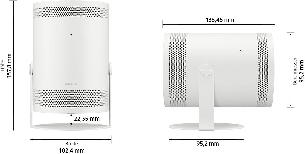 Samsung Beamer »The Freestyle LFF3C (2023)«, (100000:1)