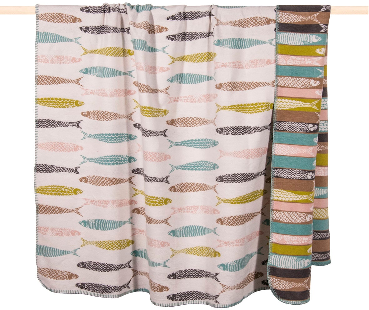 PAD Wohndecke »SARDINE«, Made in Europe, Kuscheldecke