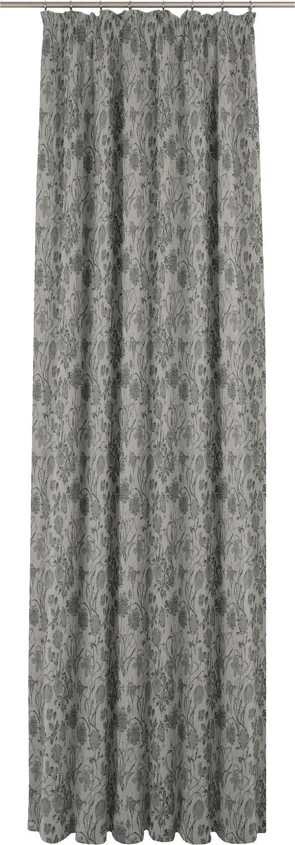 Adam Vorhang »Flower Cuvée« Kräuselband 1 Stk. tlg. aus 100% Bio-Baumwolle günstig online kaufen