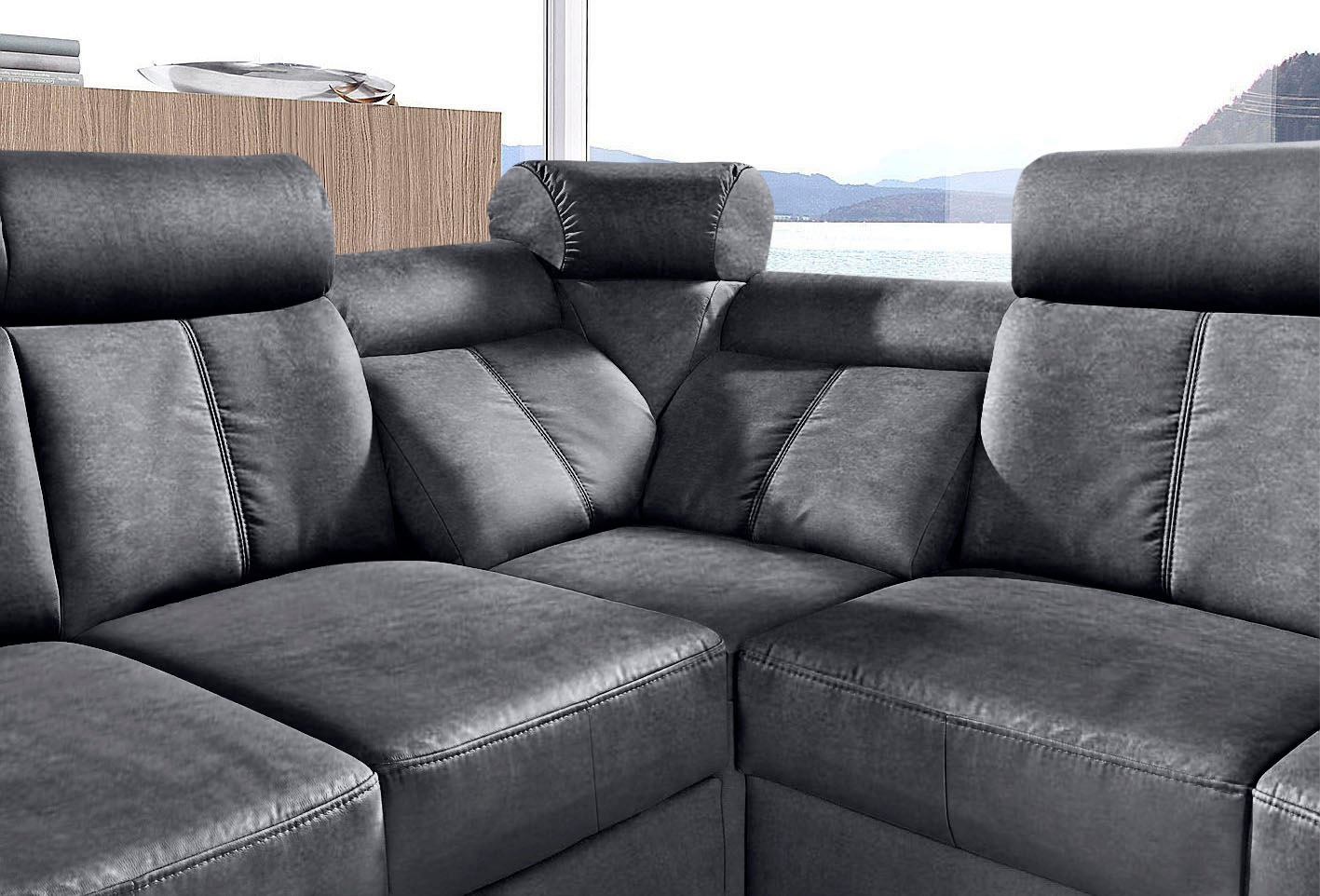 sit&more Wohnlandschaft »Basel U-Form«, wahlweise mit Relaxfunktion