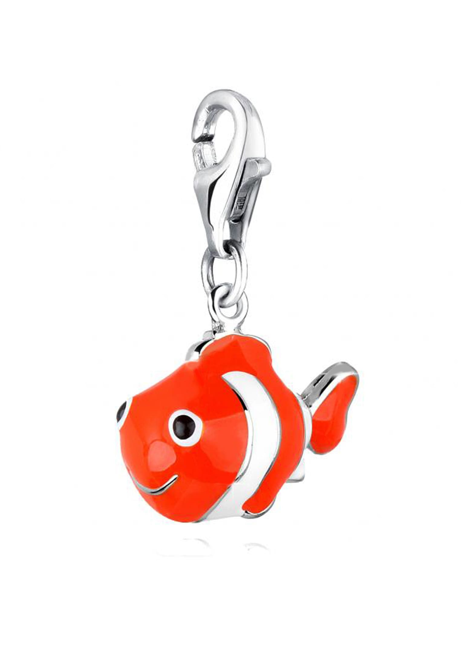 Nenalina Charm-Einhänger »Anhänger Fisch Bunt Emaille 925 Silber«