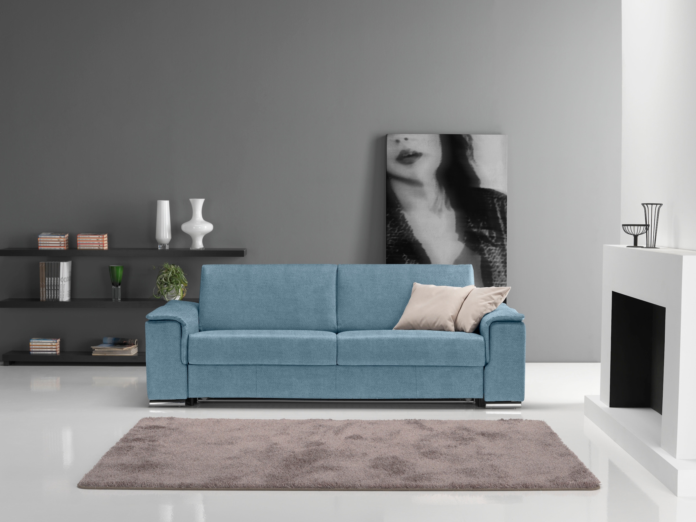 Egoitaliano Schlafsofa "Cecilia, modern & elegant, erstklassiger Sitzkomfor günstig online kaufen