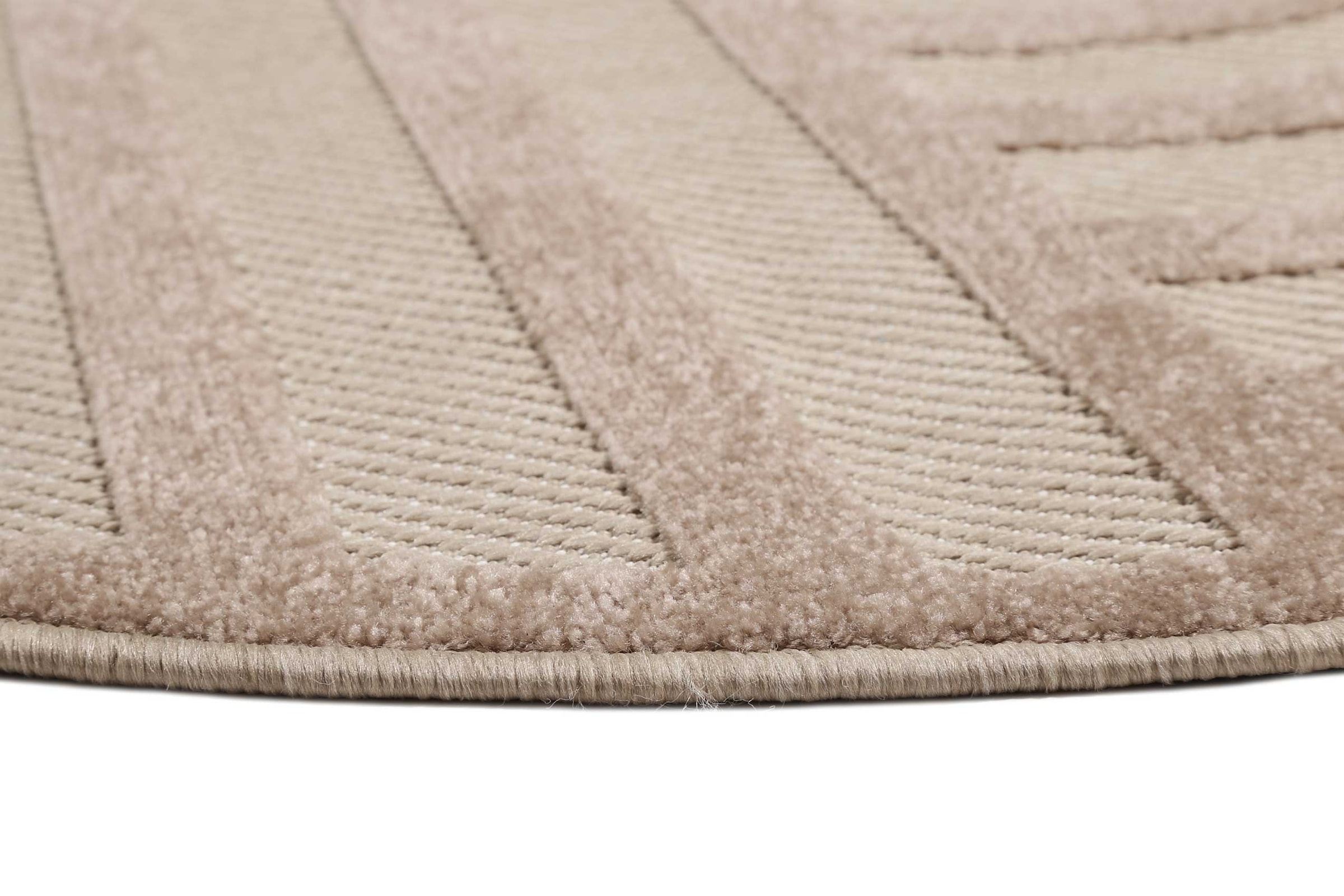 Esprit Outdoorteppich »Spirit,  ESP-54229«, rund, 6 mm Höhe, mit Hoch-Tief-Effekt, grafisch, modern, robust, Terrasse, Küche