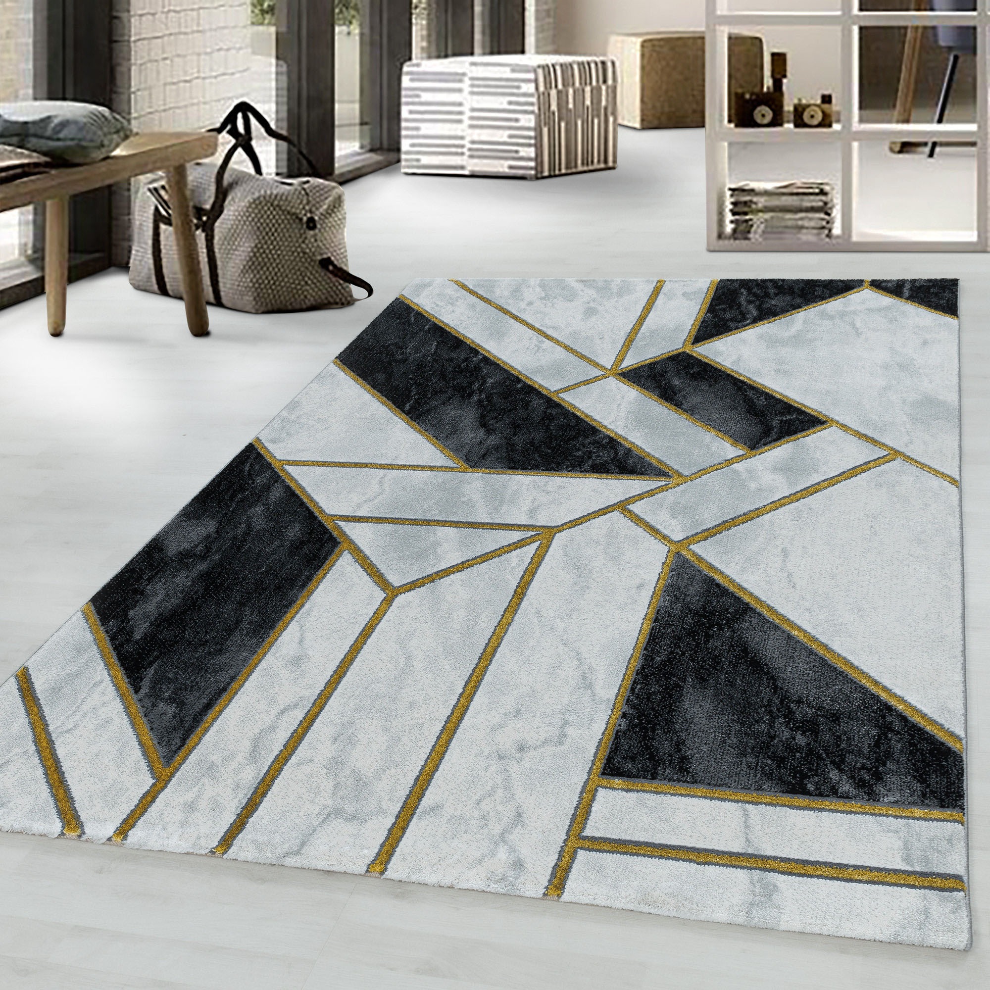 Ayyildiz Teppiche Teppich »NAXOS 3817«, rechteckig, 12 mm Höhe, Wohnzimmer günstig online kaufen