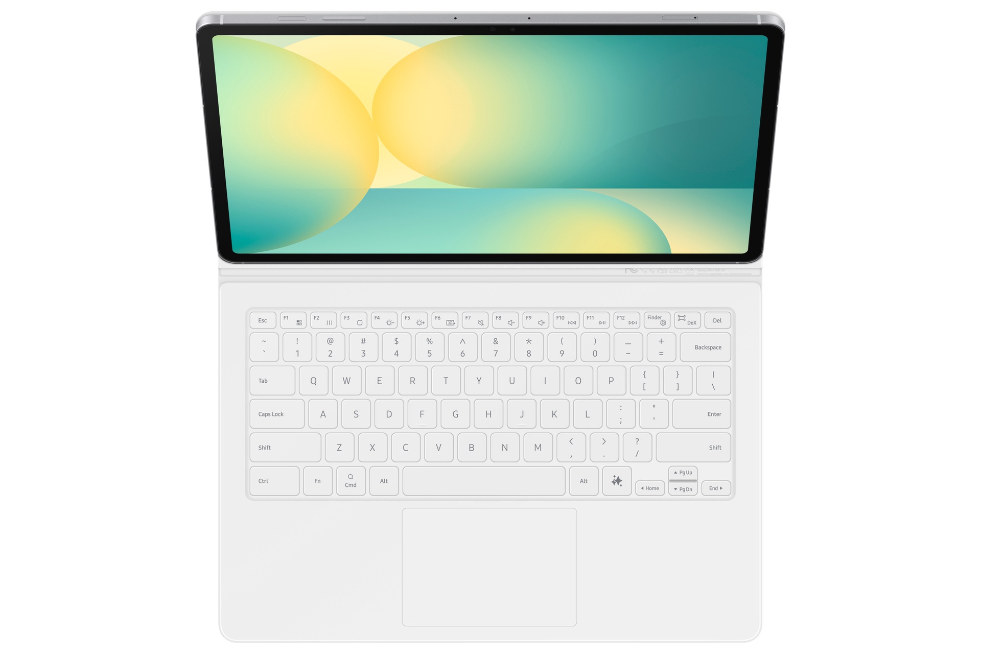 Samsung Tablet-Tastatur »Book Cover Keyboard für Tab S10 FE+«, (Funktionstasten)