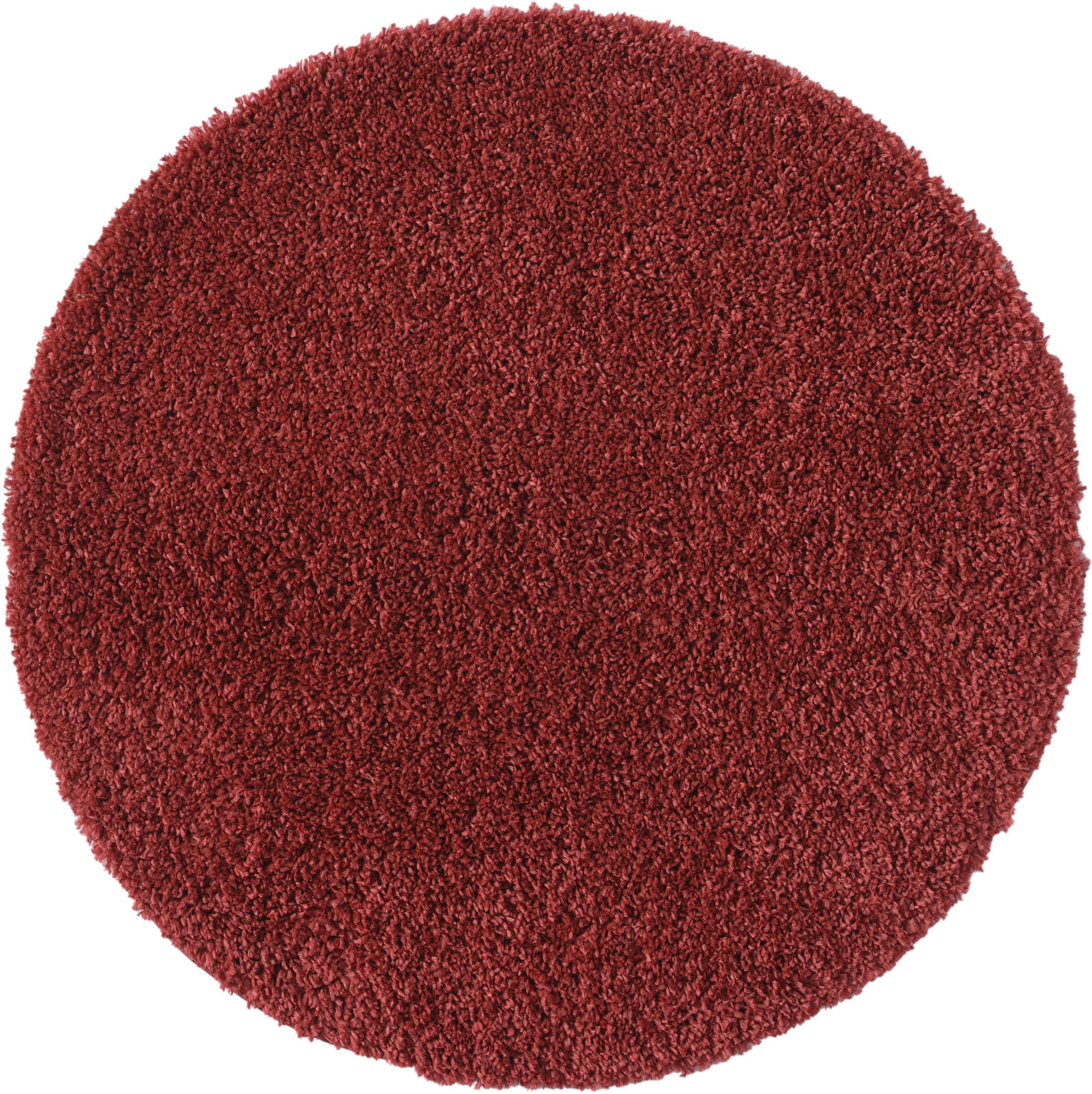 Myflair Möbel & Accessoires Hochflor-Teppich »My Shaggy«, rund, 37 mm Höhe, Shaggy, Uni Farben, leicht glänzend, Microfaser, extra flauschig