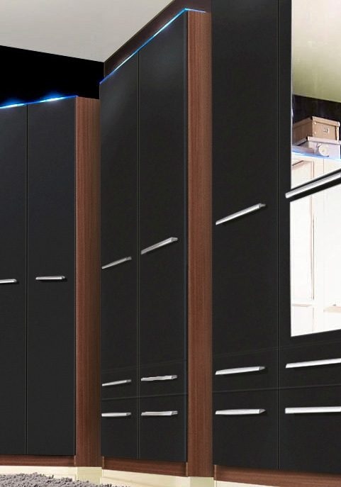 priess Kleiderschrank »Schrank Garderobe Wäscheschrank Barcelona in 5 Breiten«, viel Stauraum, geräumige Schubkästen, mit Spiegel, MADE IN GERMANY