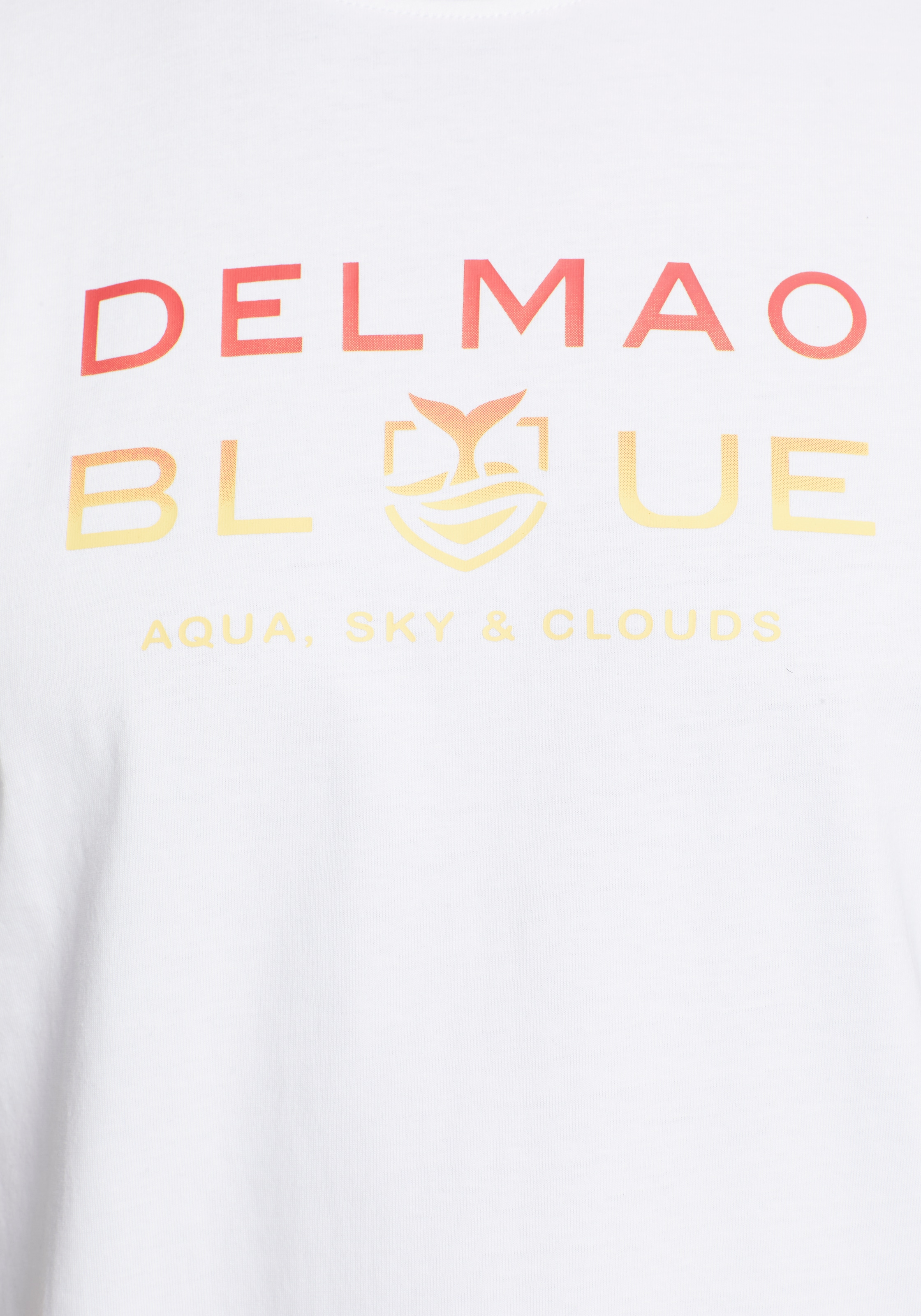DELMAO T-Shirt, Kurzarm, bedruckt, Rundhals, aus 100% Baumwolle