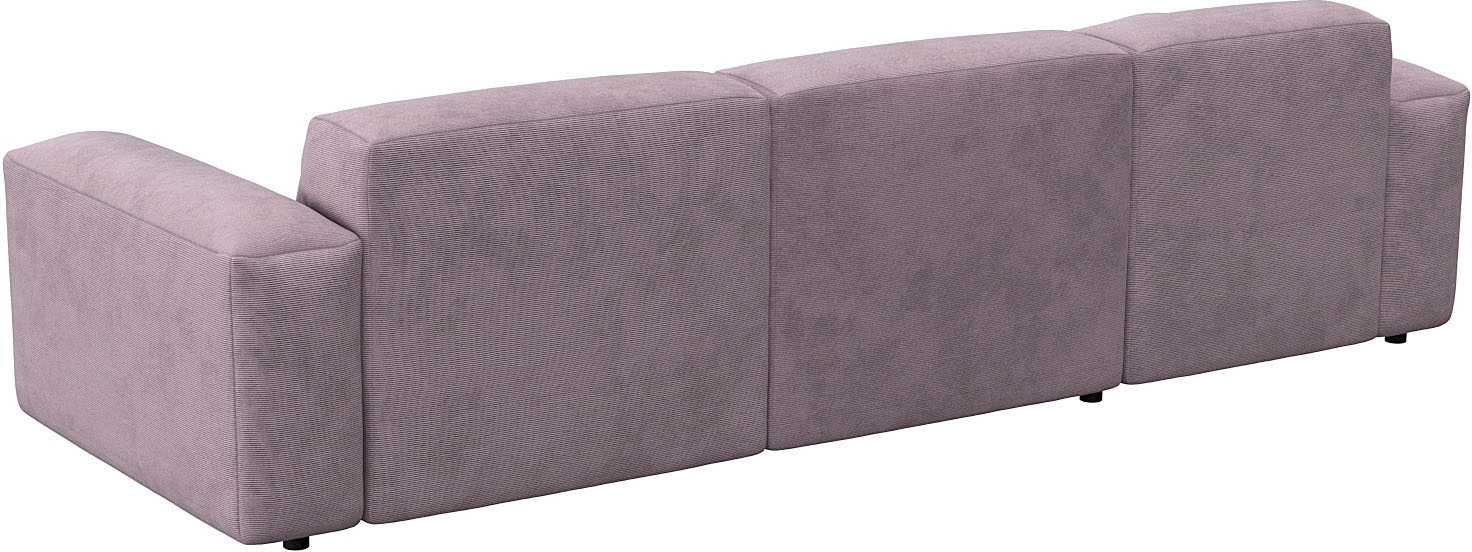 FLEXLUX Ecksofa »Lucera bequem und komfortabel durch hochwertigen Sitzaufbau, L.Form«, modern & anschmiegsam, Kaltschaum, Stahl-Wellenunterfederung