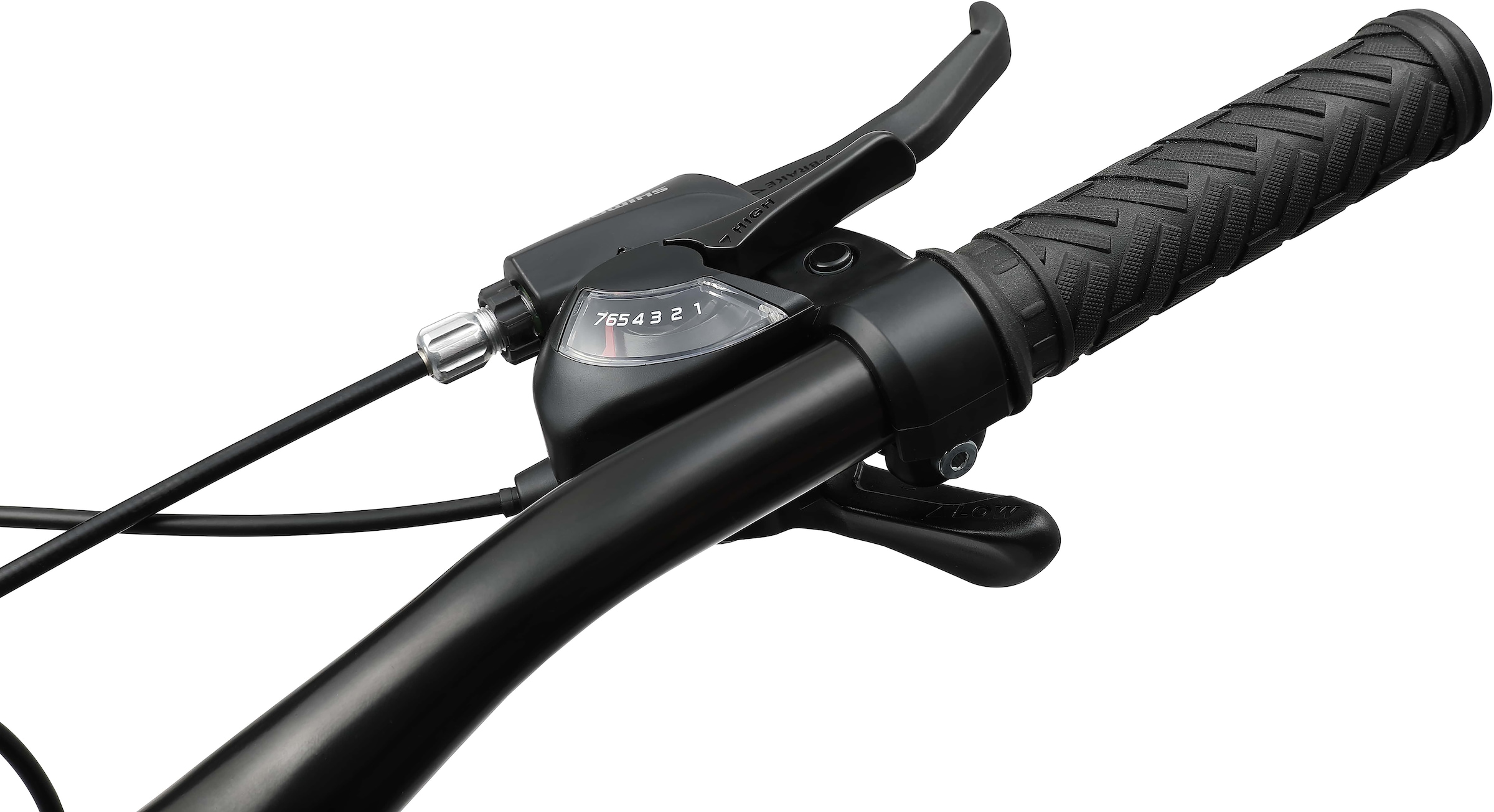 Bikestar Mountainbike, 21 Gang, Shimano, RD-TY300 Schaltwerk, Kettenschaltung, für Damen und Herren, Kettenschaltung