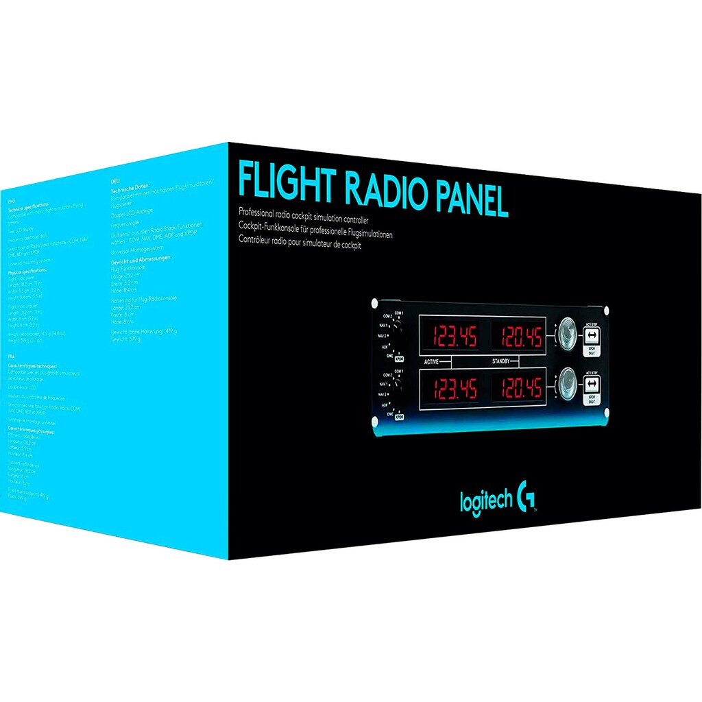 Logitech G Gaming-Adapter »Logitech G Saitek Pro Flight Radio Panel«, 1,8 cm