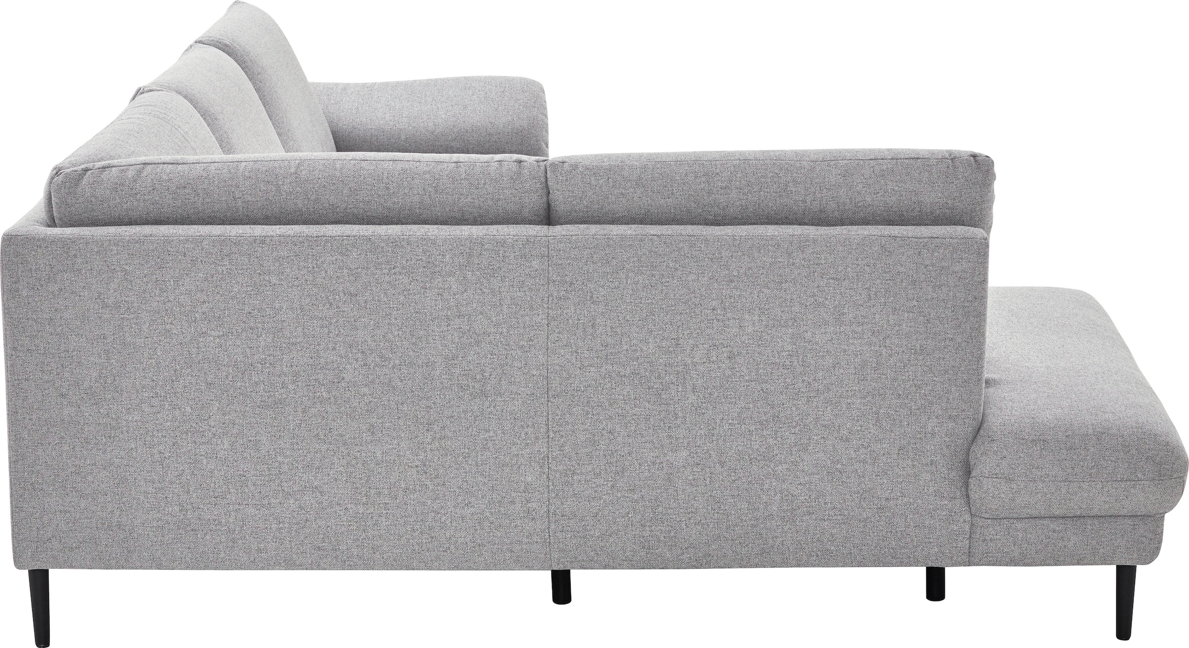 Places of Style Ecksofa »Sarsina: mit Tonnentaschen-Federkern, perfekt zum Entspannen L-Form«, inklusive 2 motorischen Relaxfunktionen mit Herz-Waage-Beschlag
