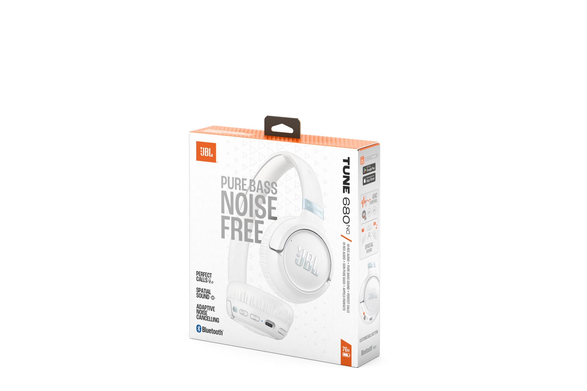 JBL On-Ear-Kopfhörer »Tune 680NC« A2DP Bluetooth Active Noise Cancelling (ANC) | Freisprechfunktion Kabelloser On-Ear-Kopfhörer mit Noise-Cancelling