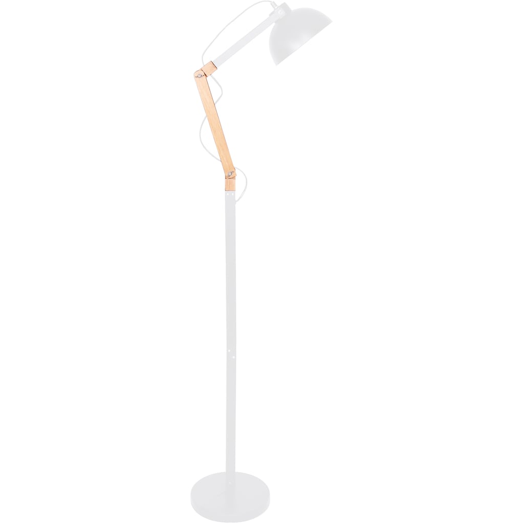 SalesFever Stehlampe »Skjold«, E27, 1 St., mit beweglichem Gelenkarm