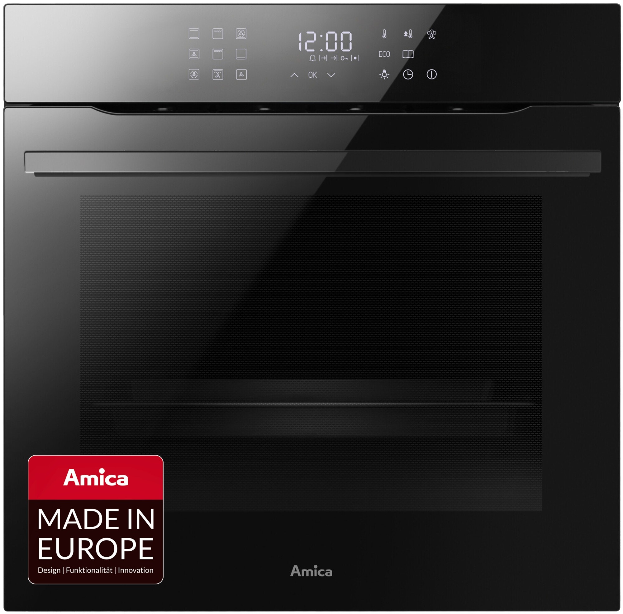 Amica Einbaubackofen  »EBX 944 670 S«, mit 2-fach-Teleskopauszug, Steam Clean