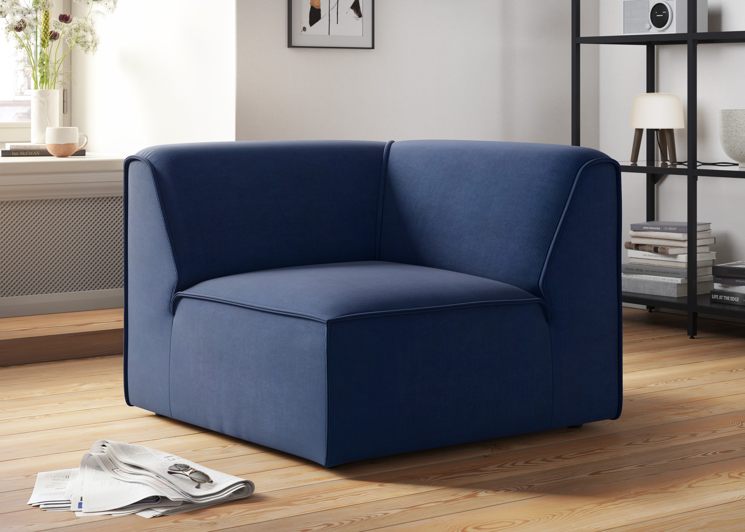 OTTO home Sofa-Eckelement »Merid, Sofaelement, Maße B/T/H: 97/97/46 cm« als günstig online kaufen