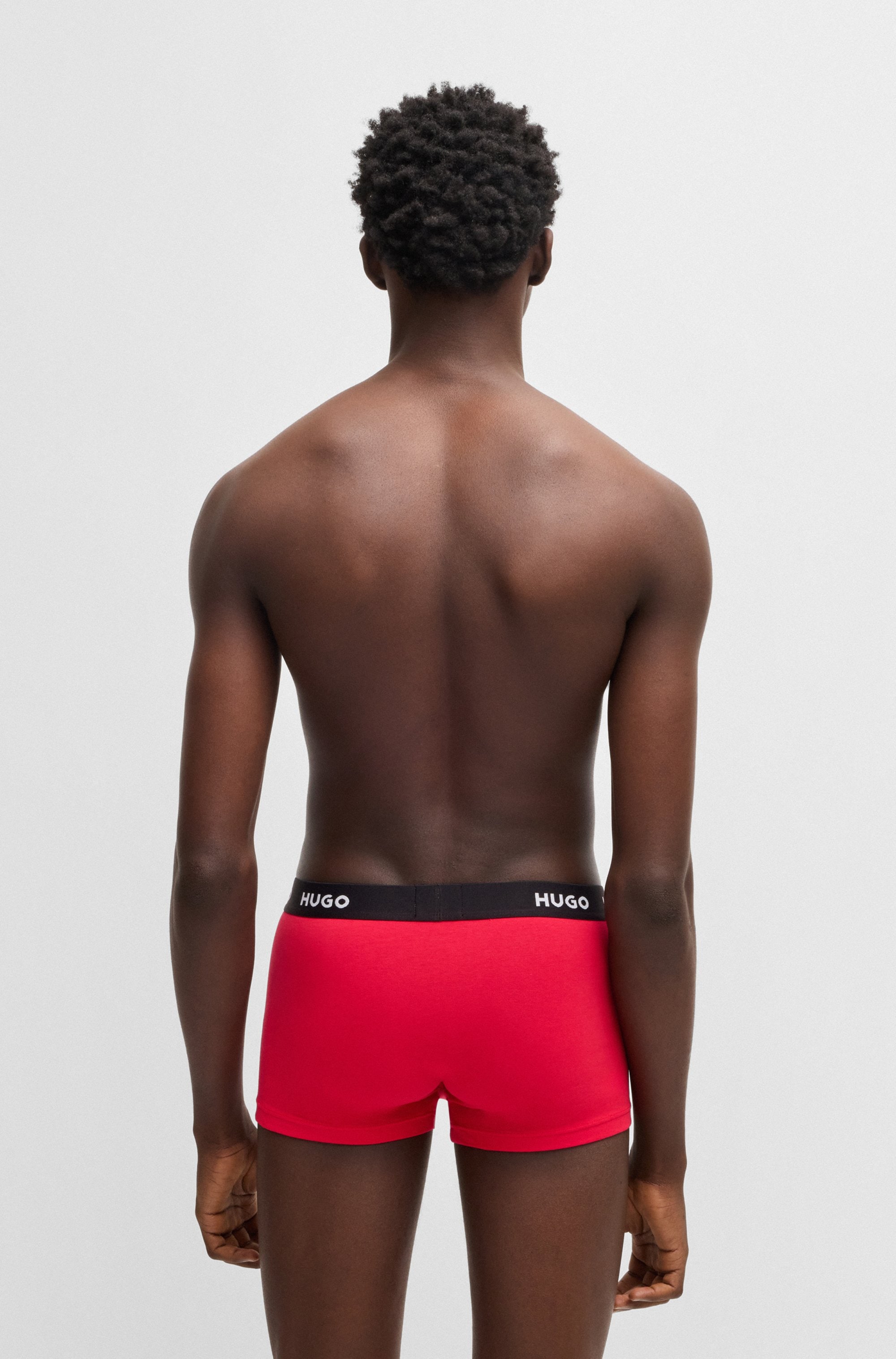HUGO Underwear Trunk »TRUNK TRIPLET PACK«, (Packung, 3 St.), mit Logoschriftzug auf dem Bund