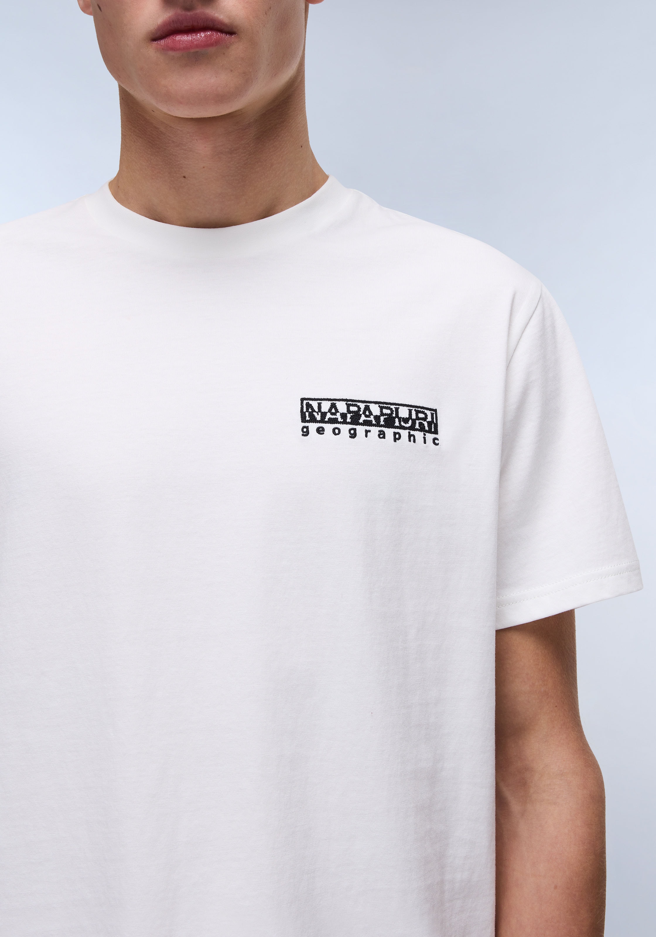 Napapijri Kurzarmshirt »S-VIGNONI BACK SS«, Mit Rundhalsausschnitt