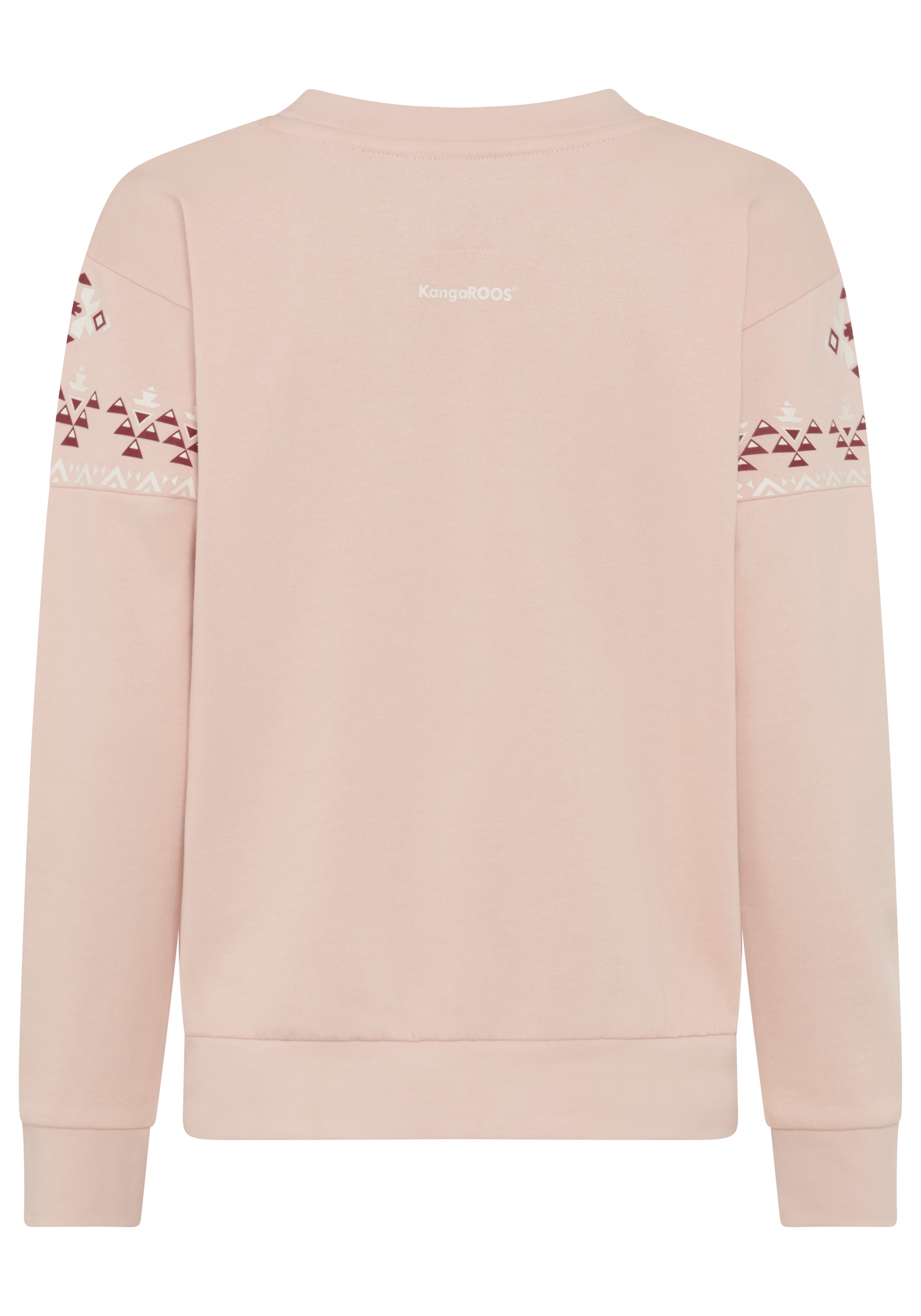 KangaROOS Sweatshirt , Oversize-Passform, mit Rundhals, hüftbedeckende Länge
