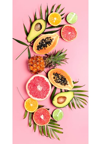 good morning Strandtuch »Pink Fruits«, (1 St.), mit tropischen Früchten kaufen