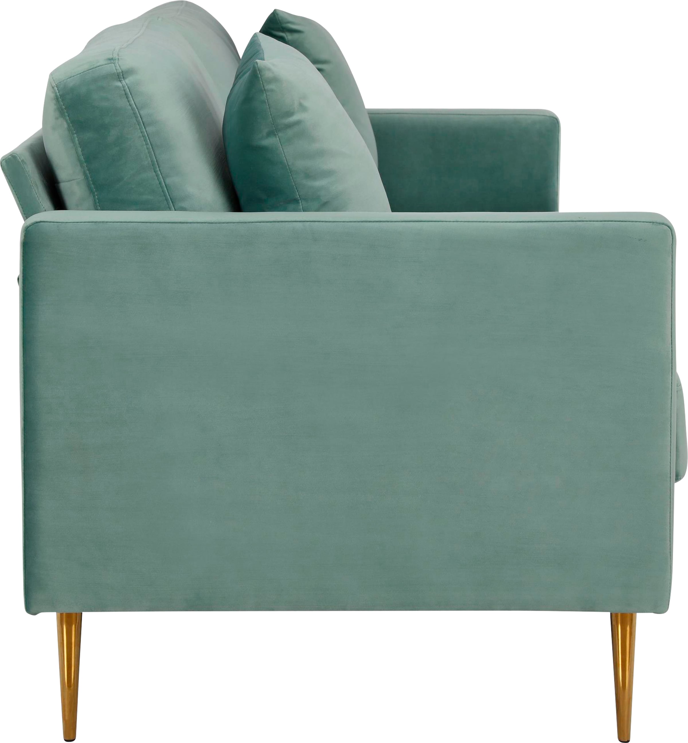 CosmoLiving by Cosmopolitan 3-Sitzer »Highland« pflegeleichter Veloursbezug, Sitz und Rücken gepolstert, Sitzhöhe 46cm