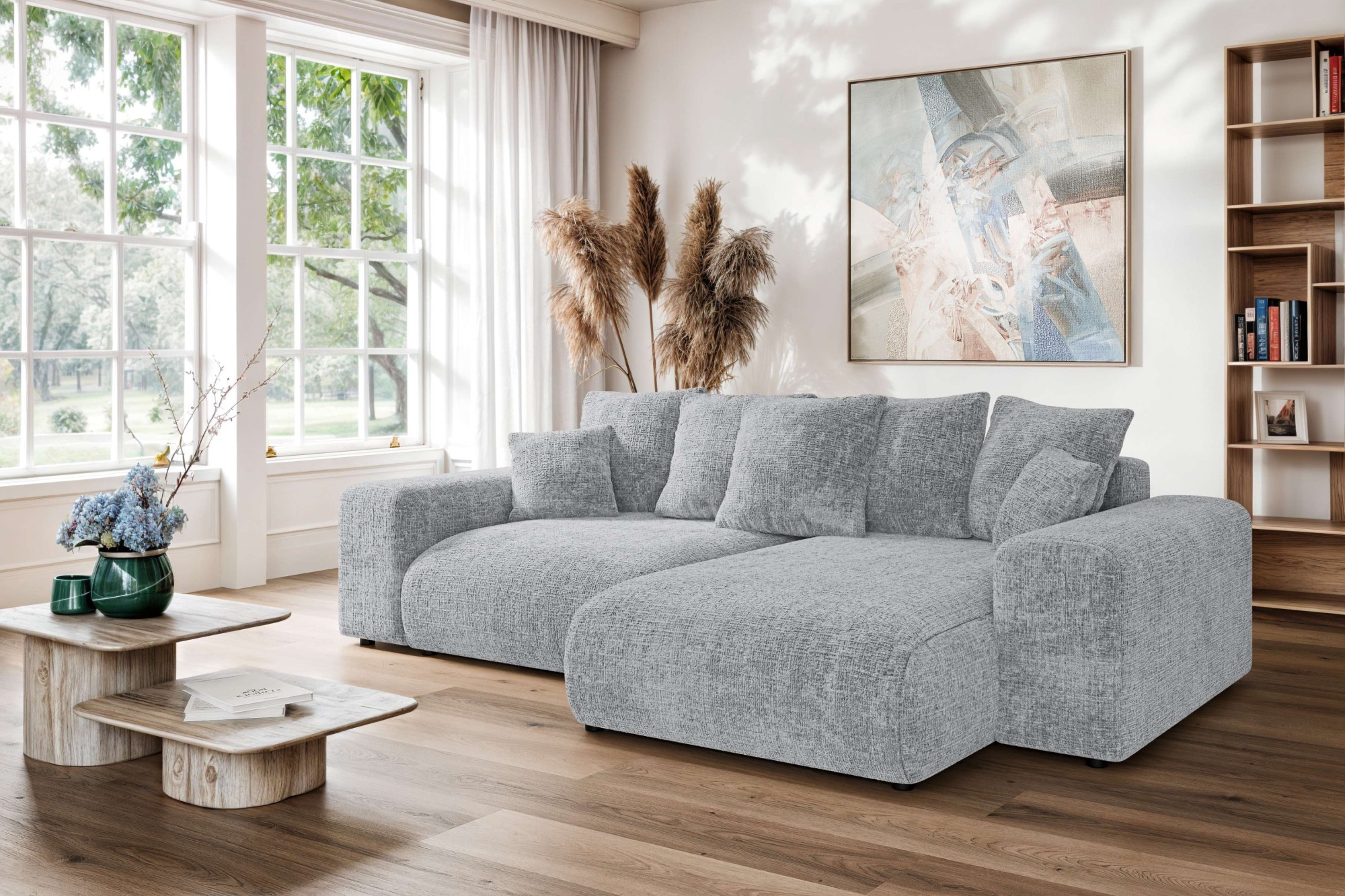 Home affaire Ecksofa »LAKESIDE mit Bettfunktion und Bettkasten, B/T/H 257/1 günstig online kaufen