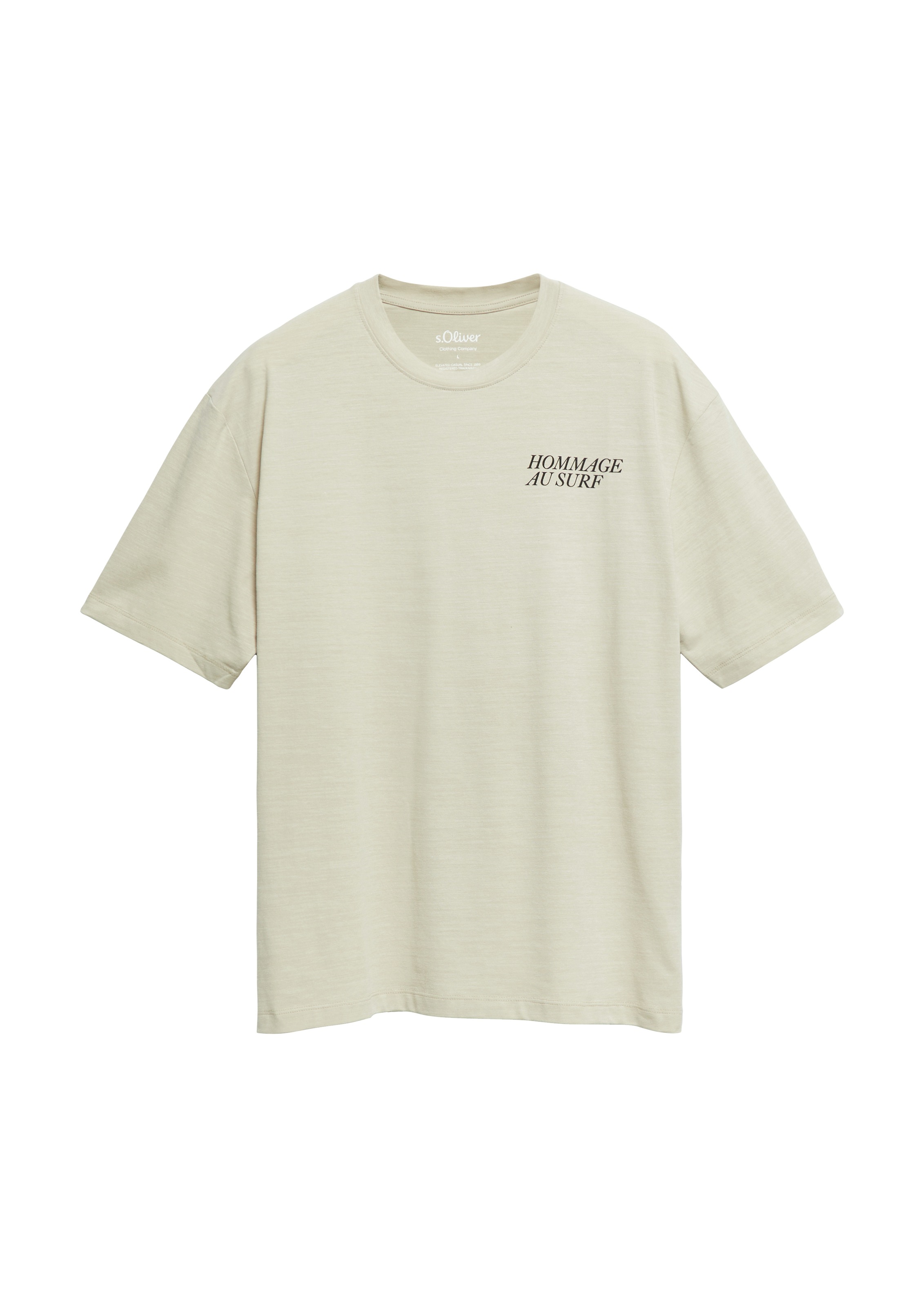 s.Oliver Kurzarmshirt Sommershirt mit kleinem Print