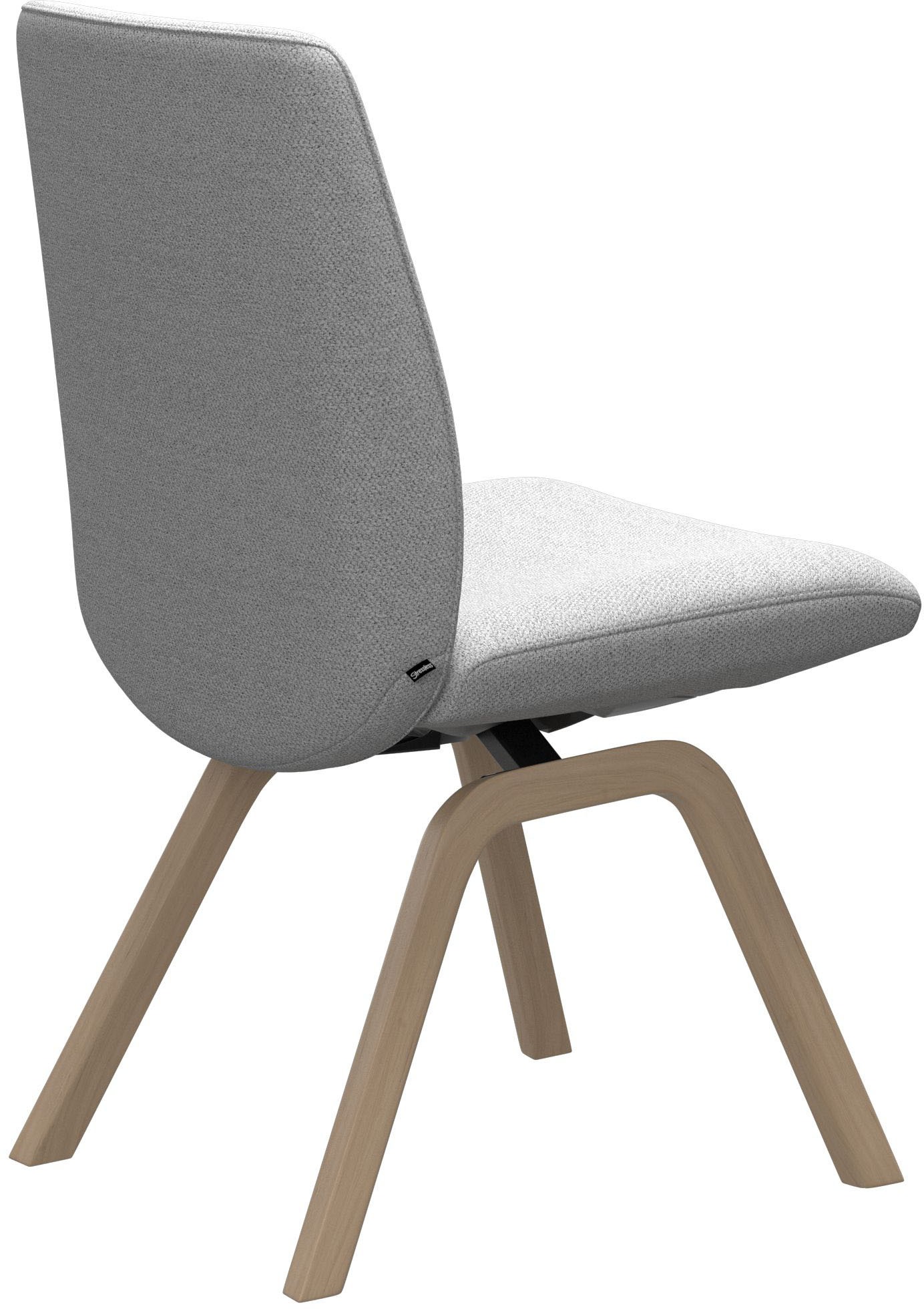 Stressless® Polsterstuhl »Laurel«, ROHLEDER Stoff Q2 FARON, Low Back, Größe L, mit schräggestellten Beinen in Eiche gekalkt