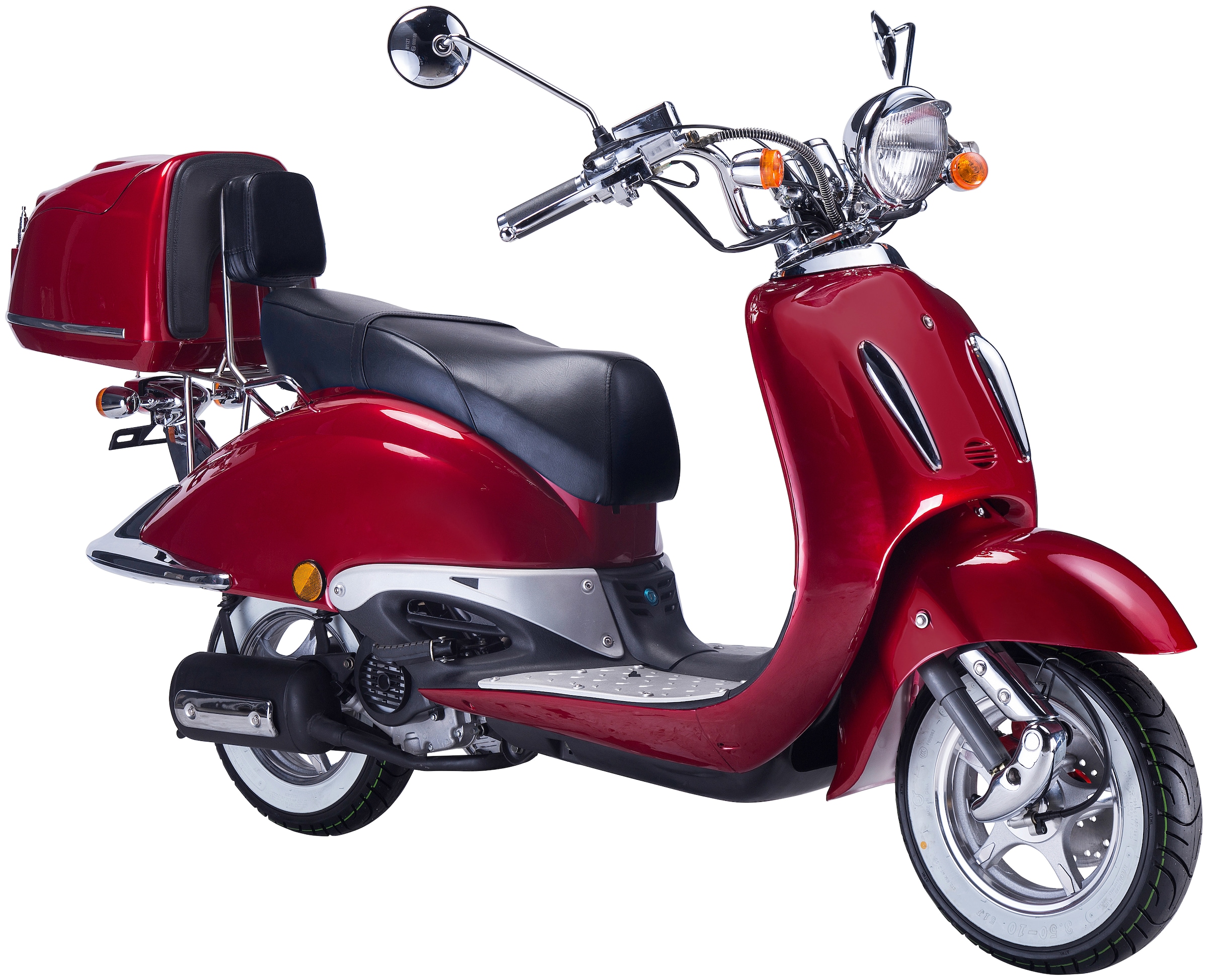 GT UNION Motorroller »Strada 25« 49,5 cm³ 25 km/h Euro 5 2,7 Set, mit Topcase,  Luftgekühlter Motor