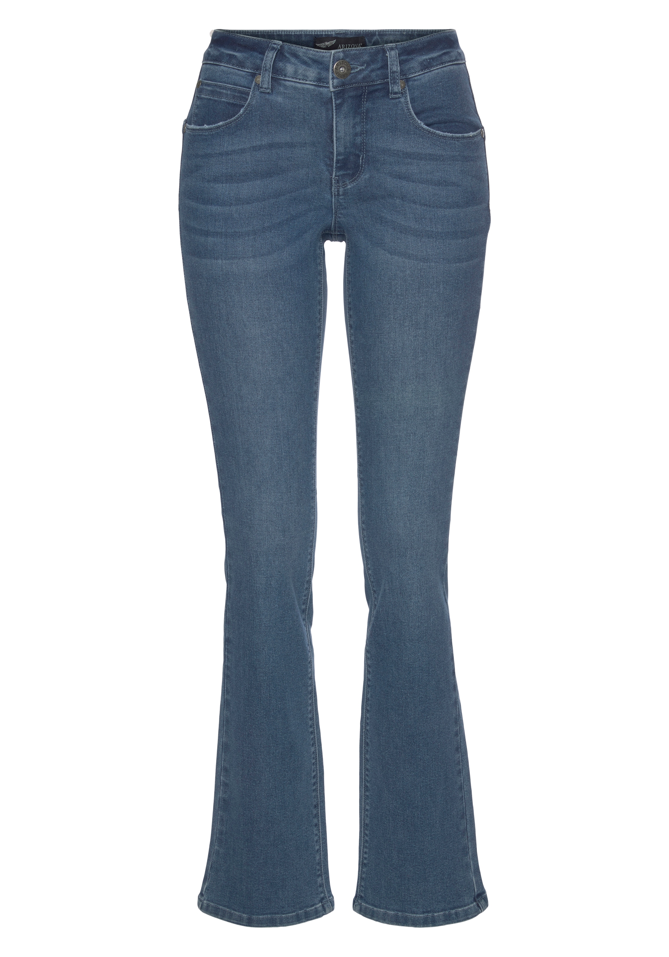 Arizona Bootcut-Jeans, Recyceltes Polyester
