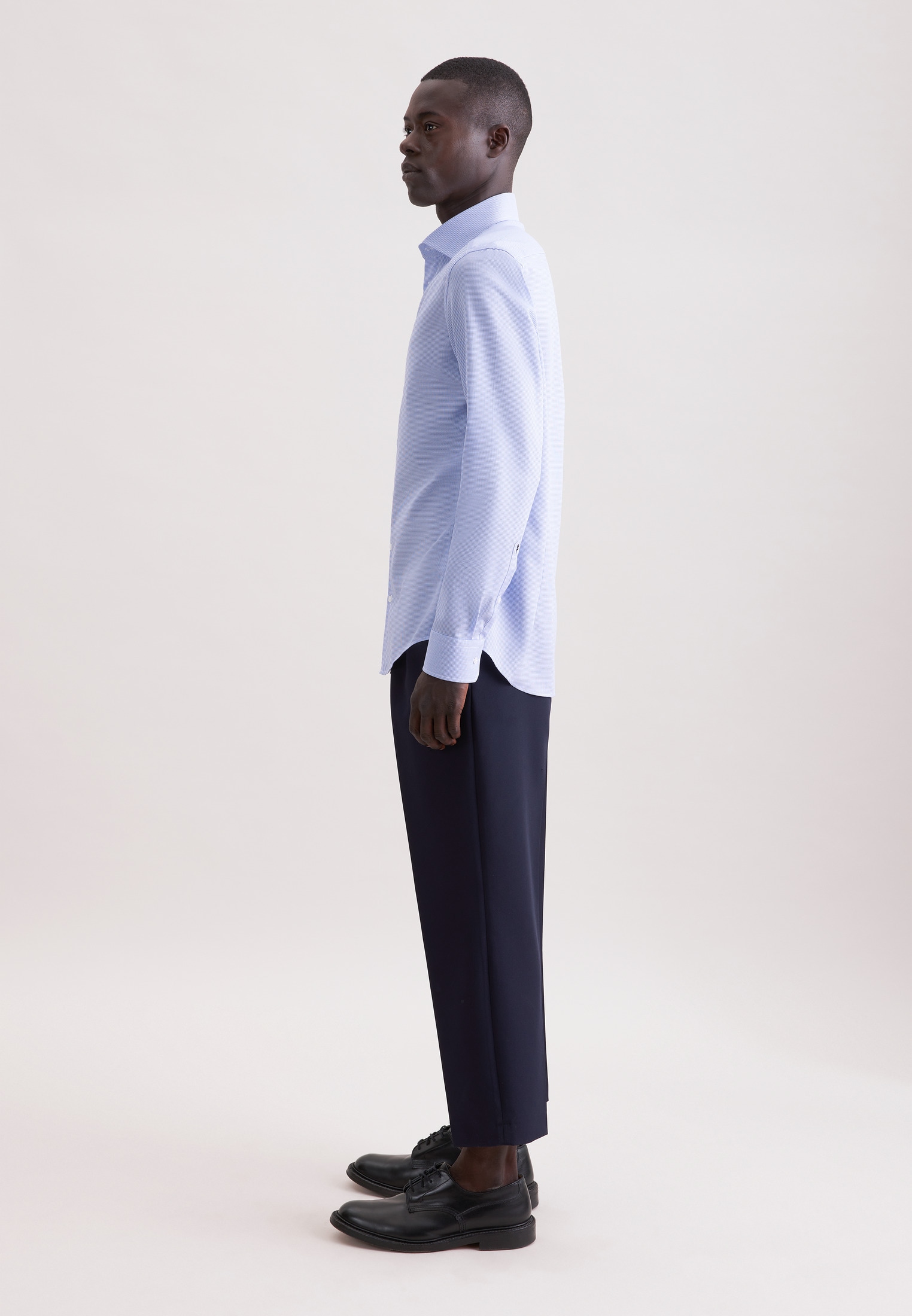 seidensticker Businesshemd »Schwarze Rose« X-Slim 1/1 Kentkragen Struktur